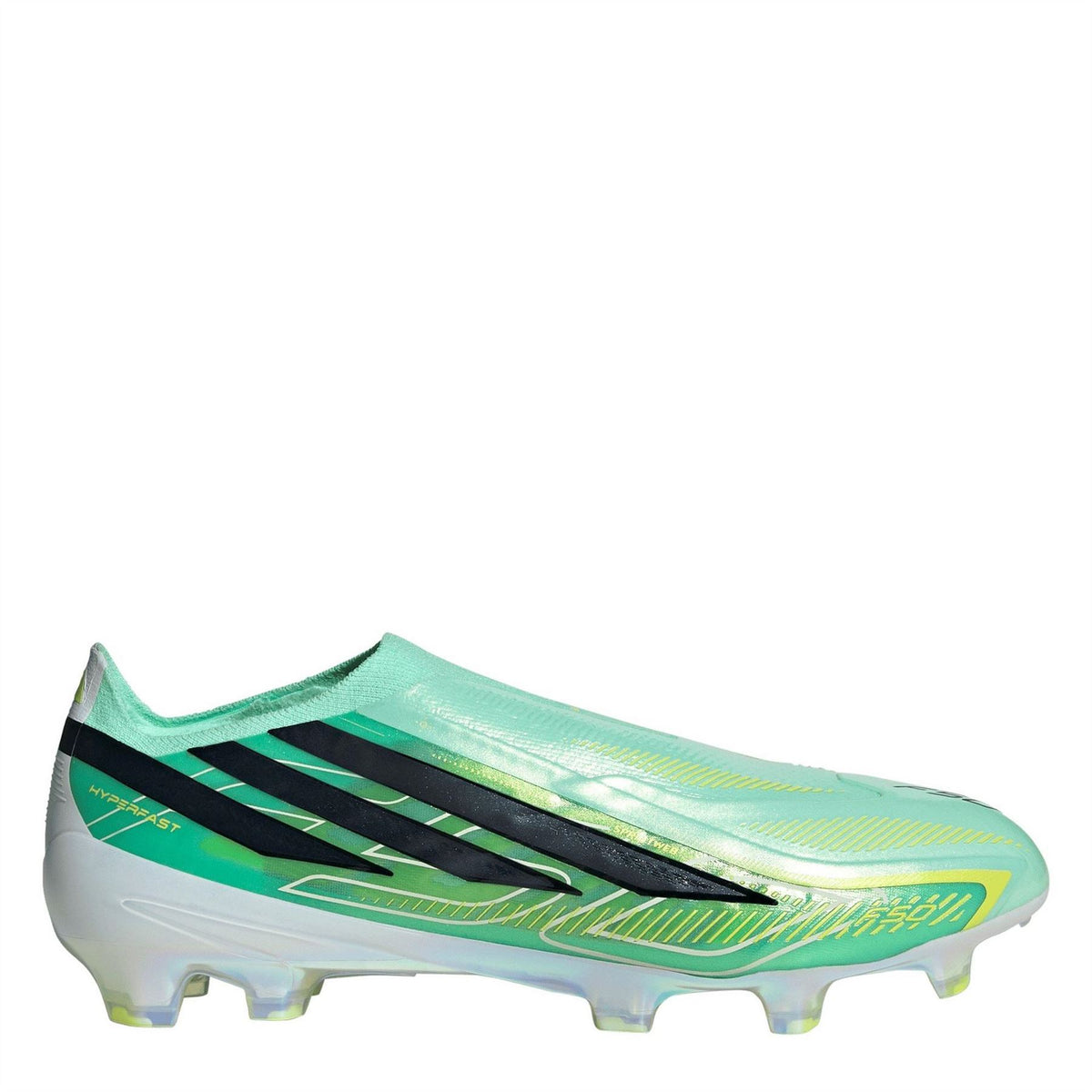 adidas Mens Hyperfast Elite Laceless Firm Ground Football Boots