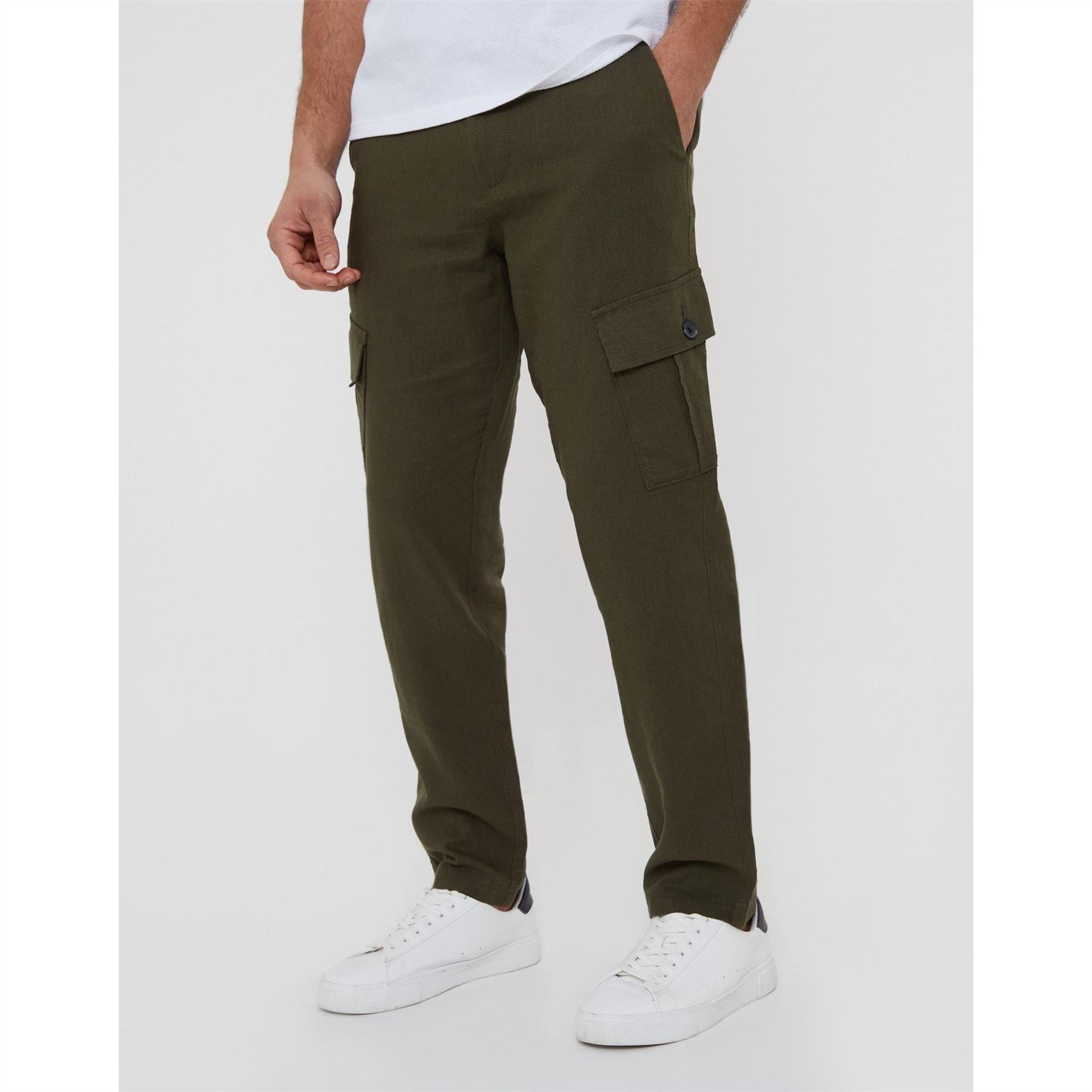 Threadbare Rmsy Solid Patterned Straight Cargo