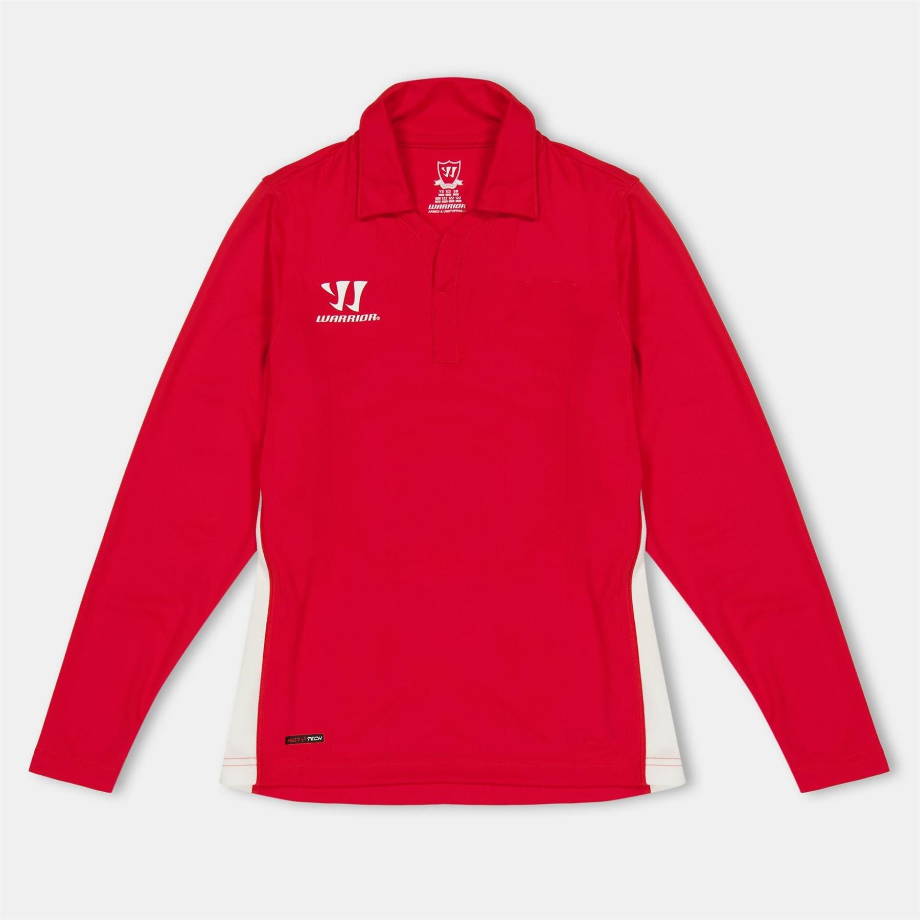 Warrior Kids Anfield Long Sleeve Performance Polo Shirt