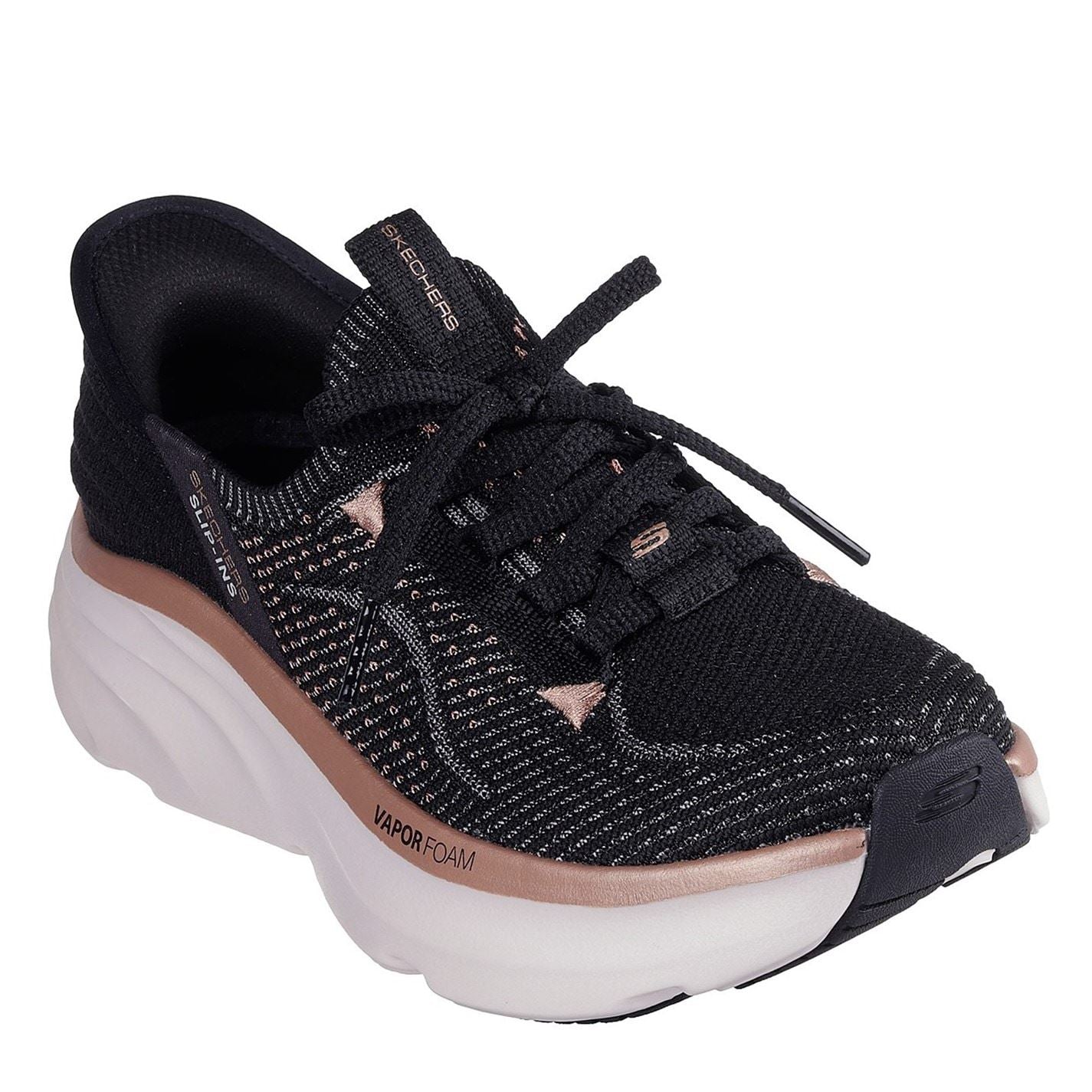 Skechers D Lux Vapor Low Top Lace-Up Sneakers
