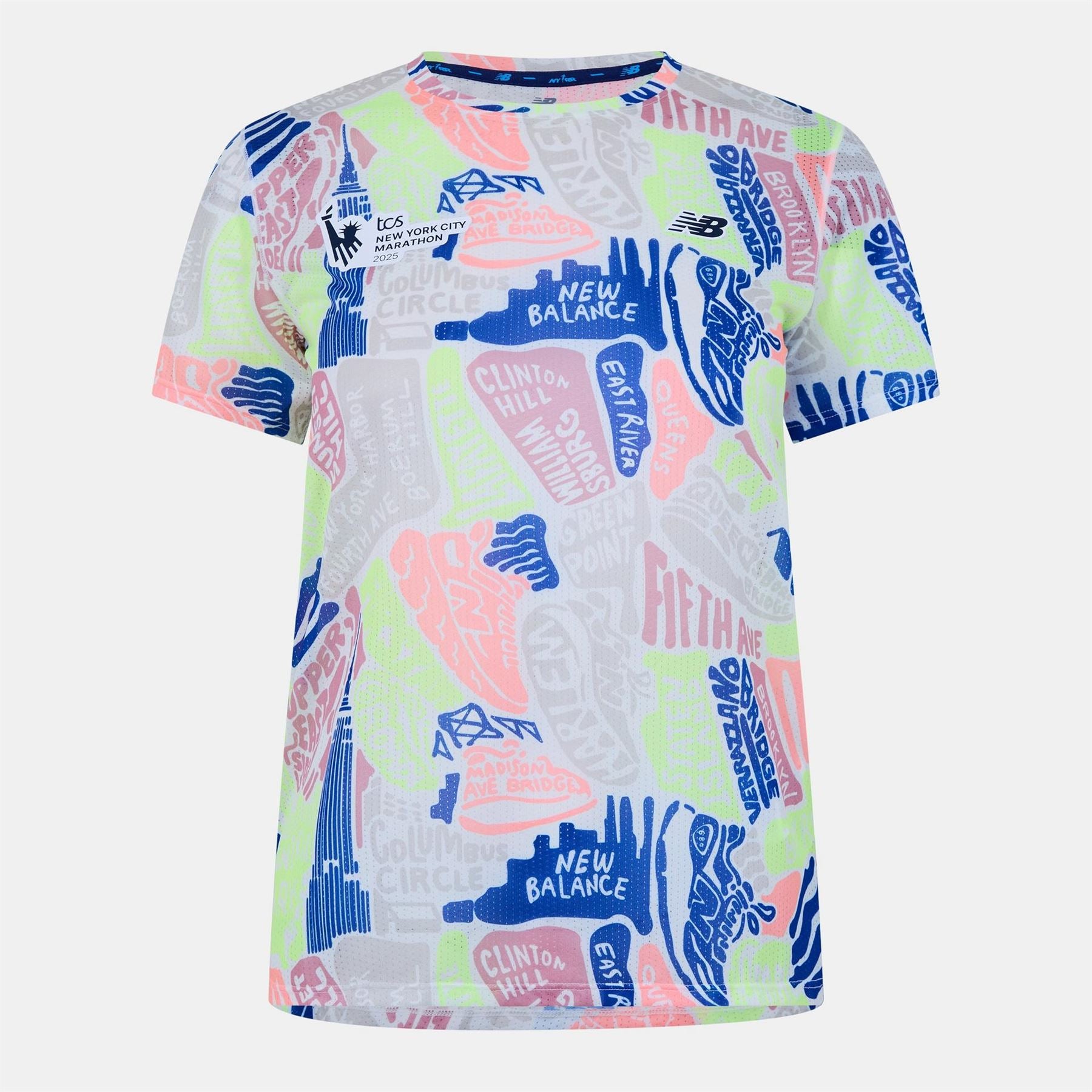 New Balance NYC Print Crew Neck Short Sleeve T-Shirt