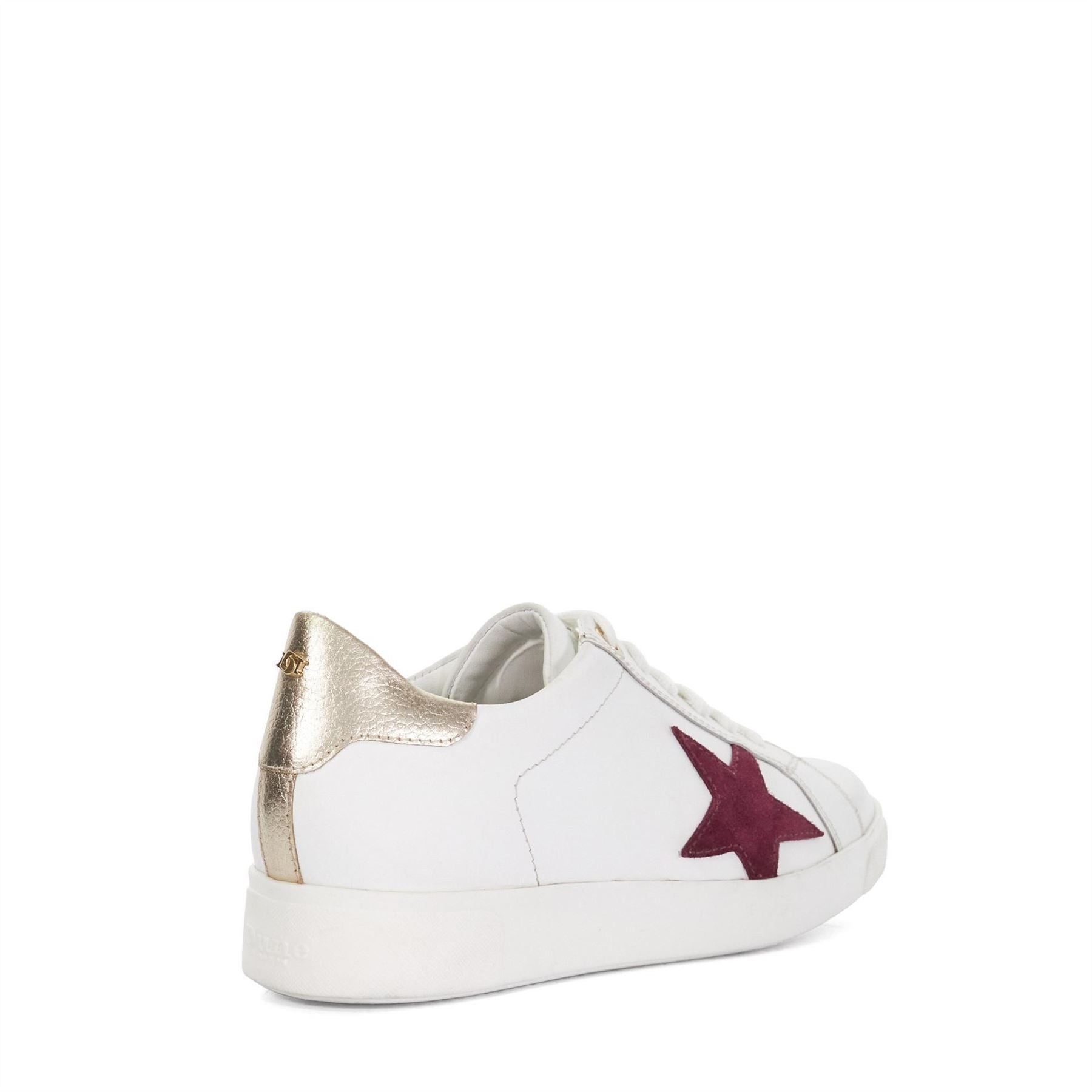 Dune London Lo Edriss LD99 Star Patterned Canvas Low Top Sneakers