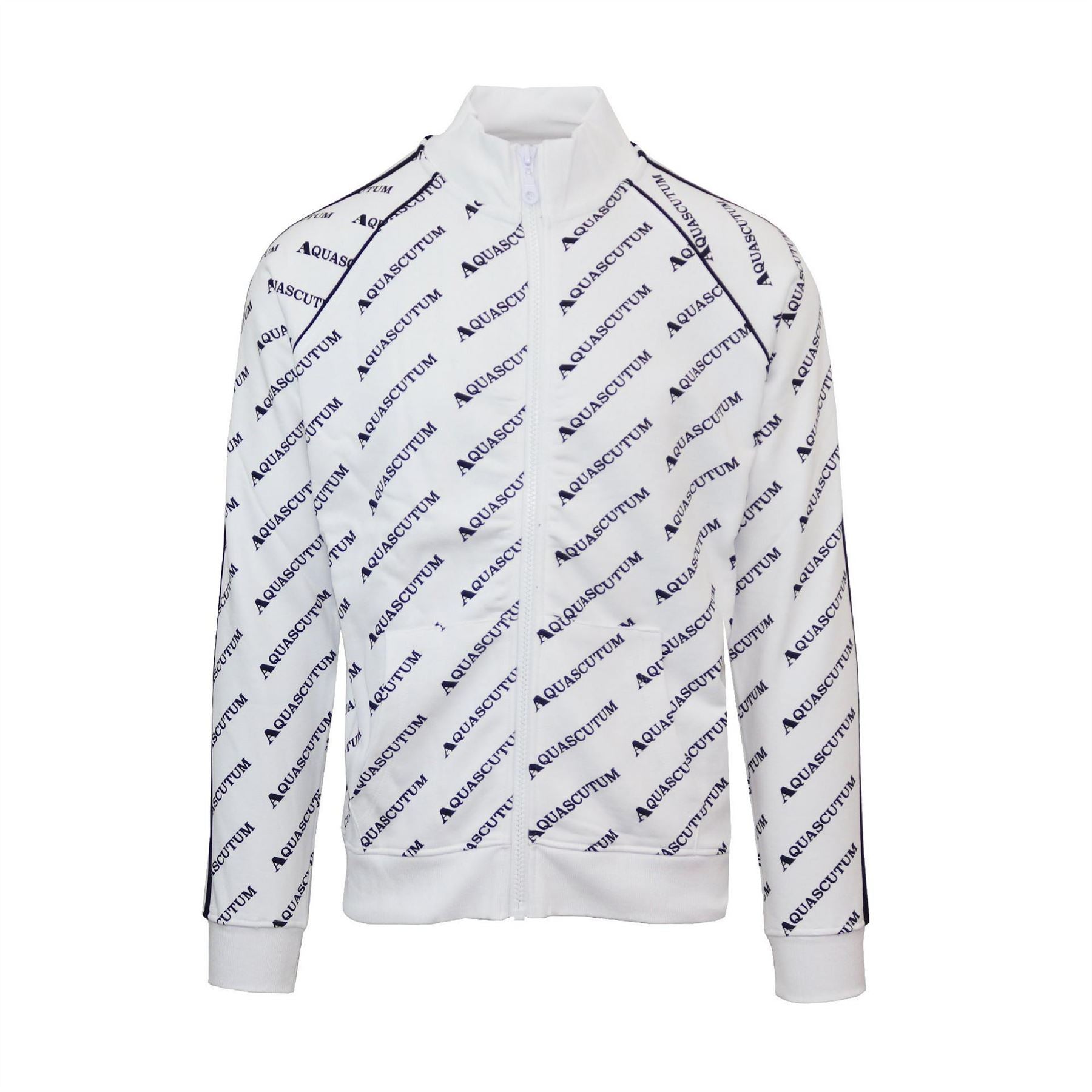 Aquascutum Funnel Neck High Collar Raglan Sleeve Sweatshirt