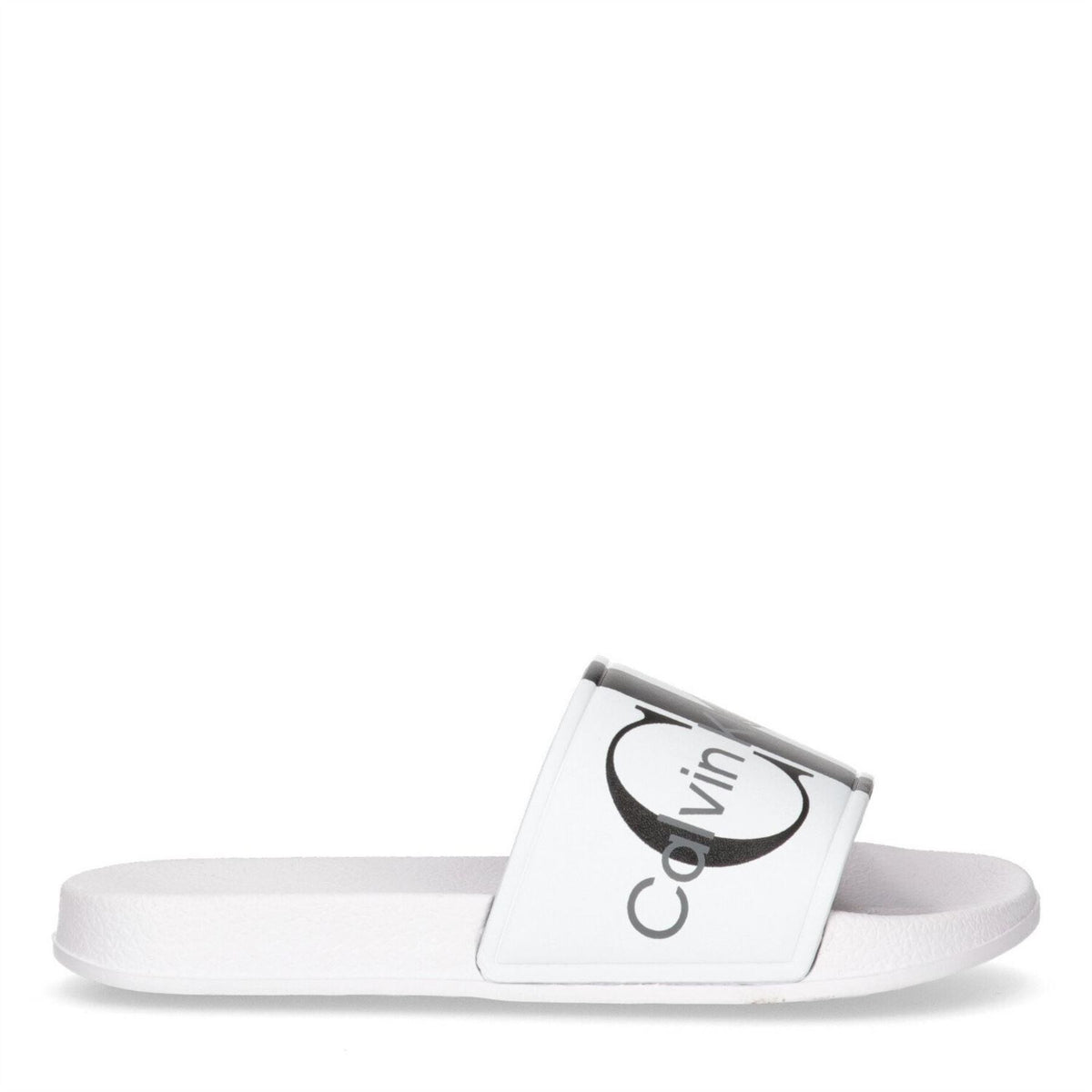 Calvin Klein Jeans Logo Slides Pool Sandals