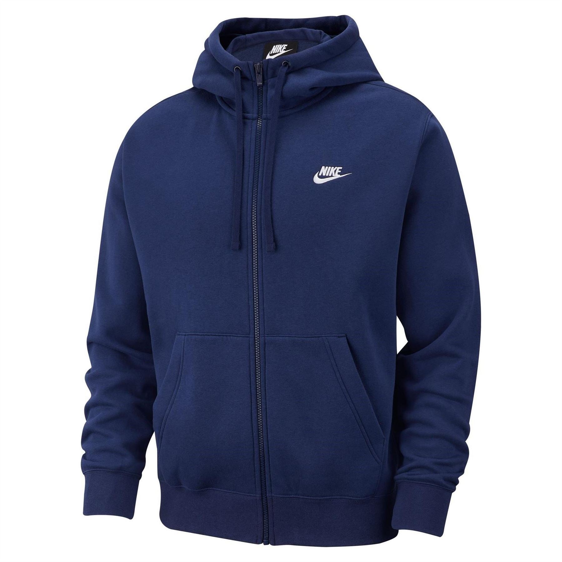 Nike Mens Sportswear Club Fleece Full Zip Hoodie
