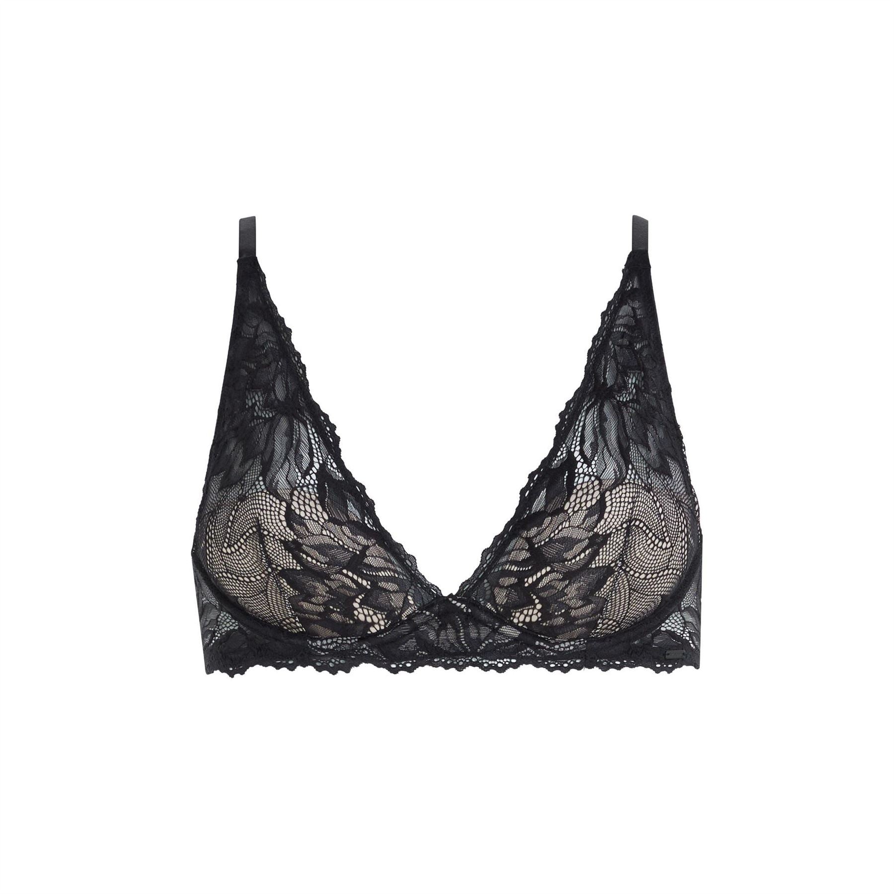 Calvin Klein Comfort Floral Plunge Bra