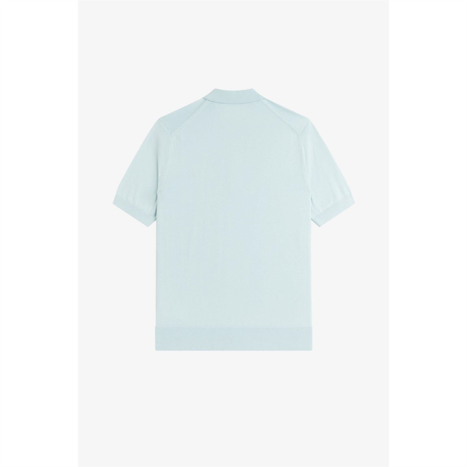 Fred Perry Knitted Short Sleeve Polo Shirt