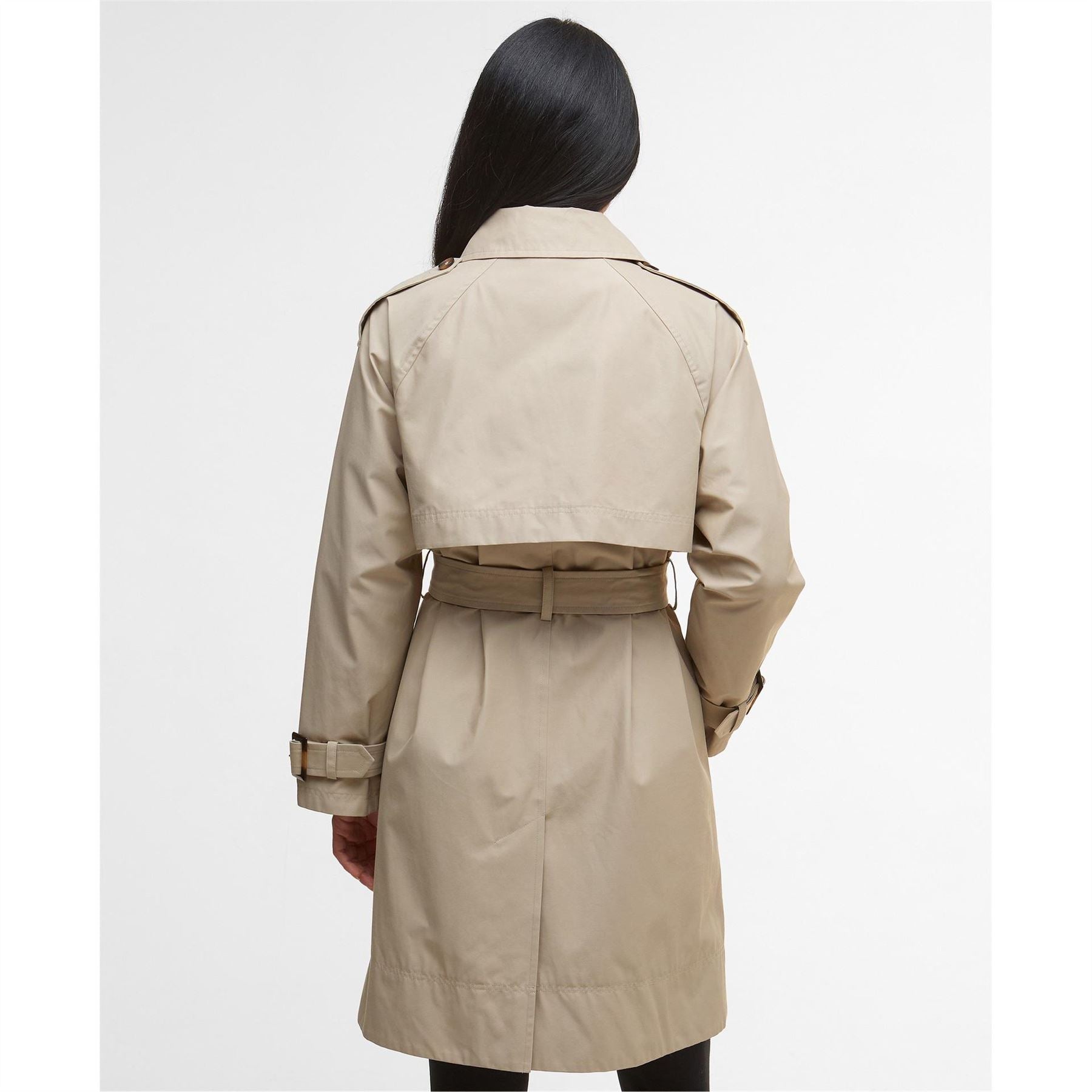 Barbour Maia Showerproof Cotton Long Sleeve Trench Coat