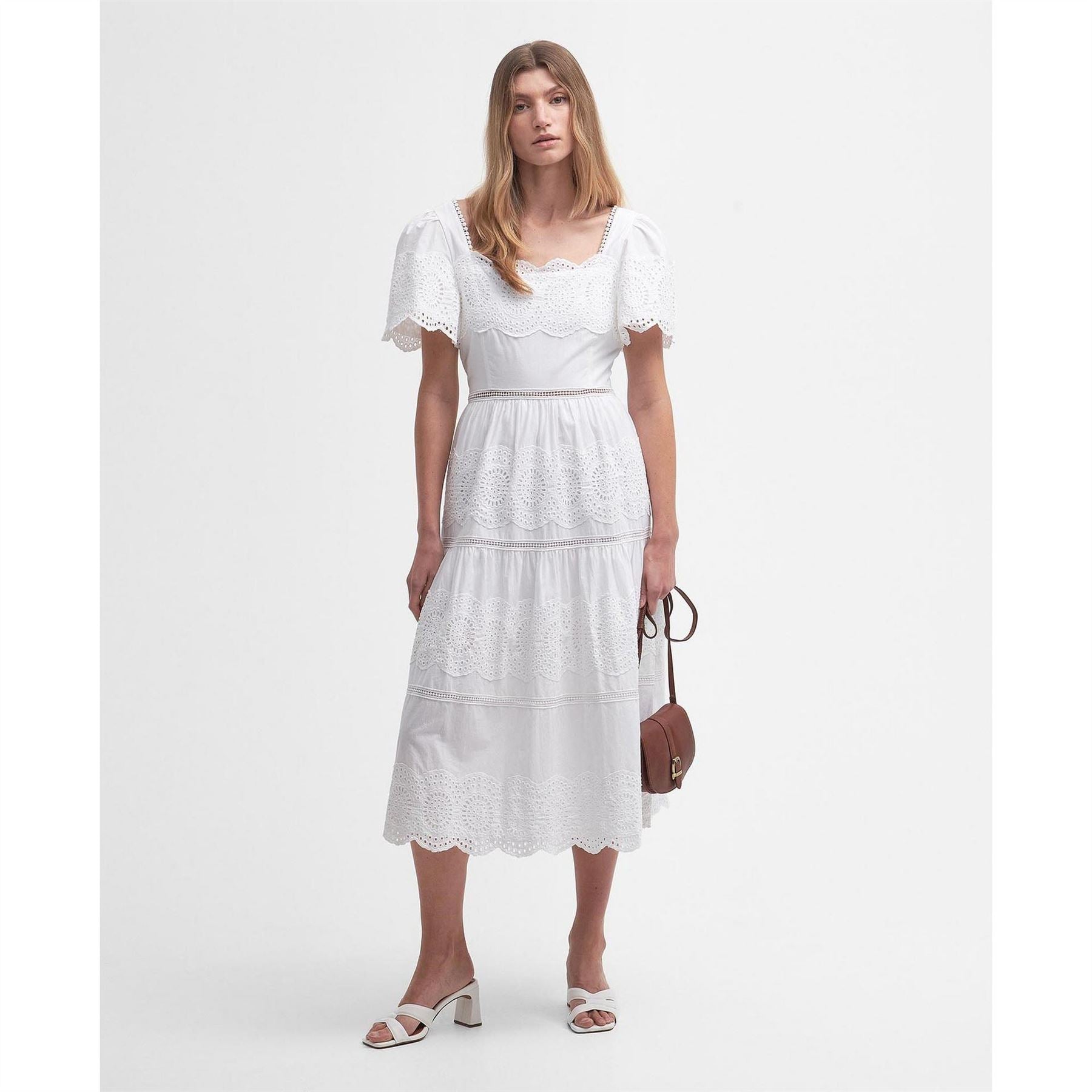 Barbour Broderie Midi Dress