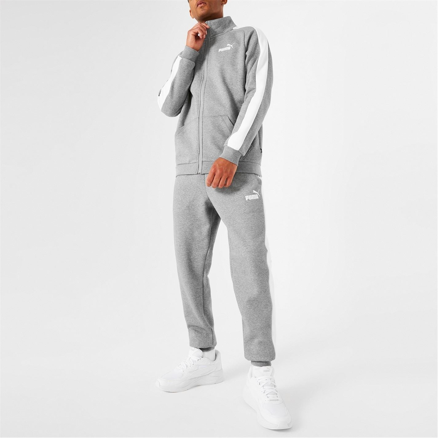 Puma Mens Clean Fleece Tracksuit
