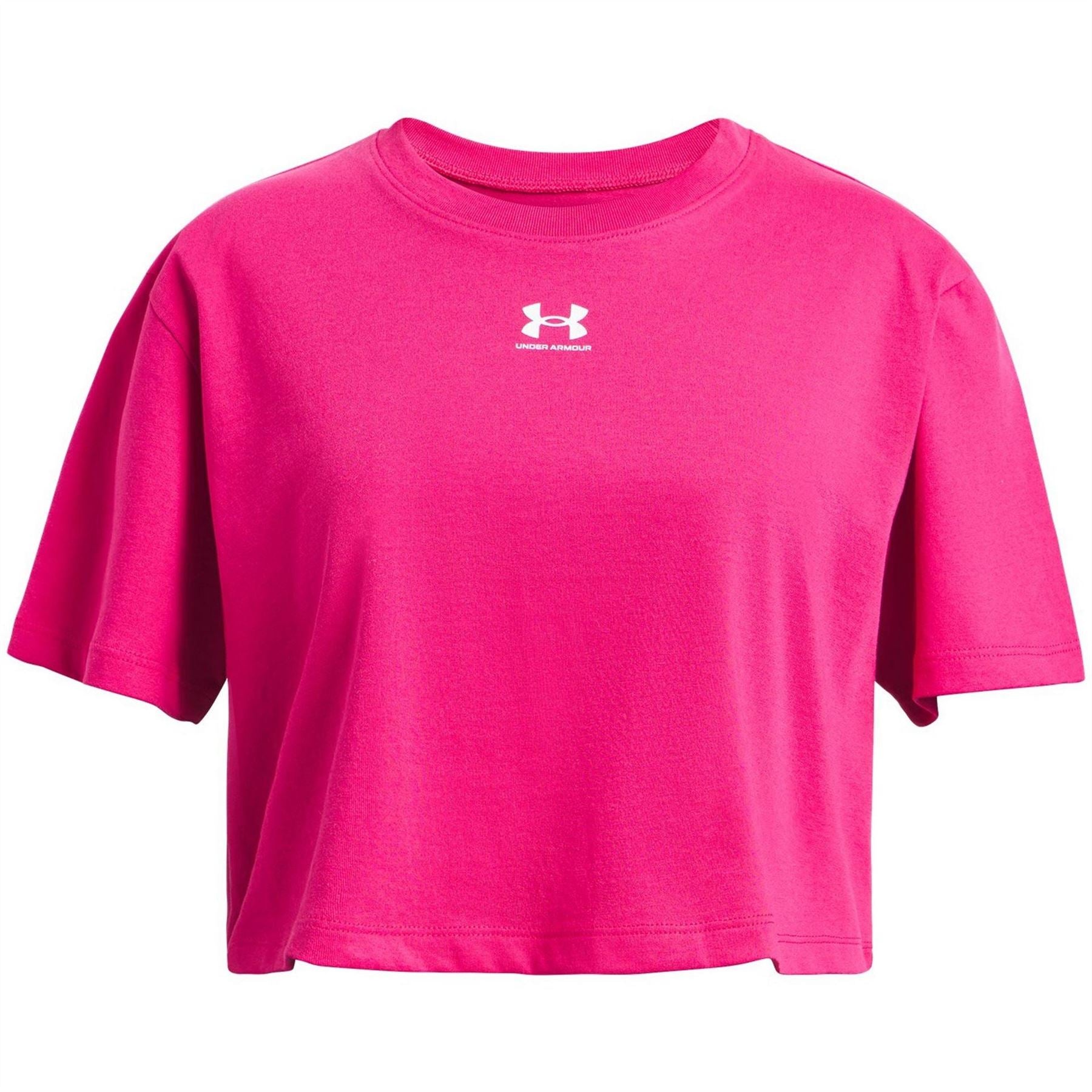 Under Armour Regular Fit Cropped Short Sleeve T-Shirt