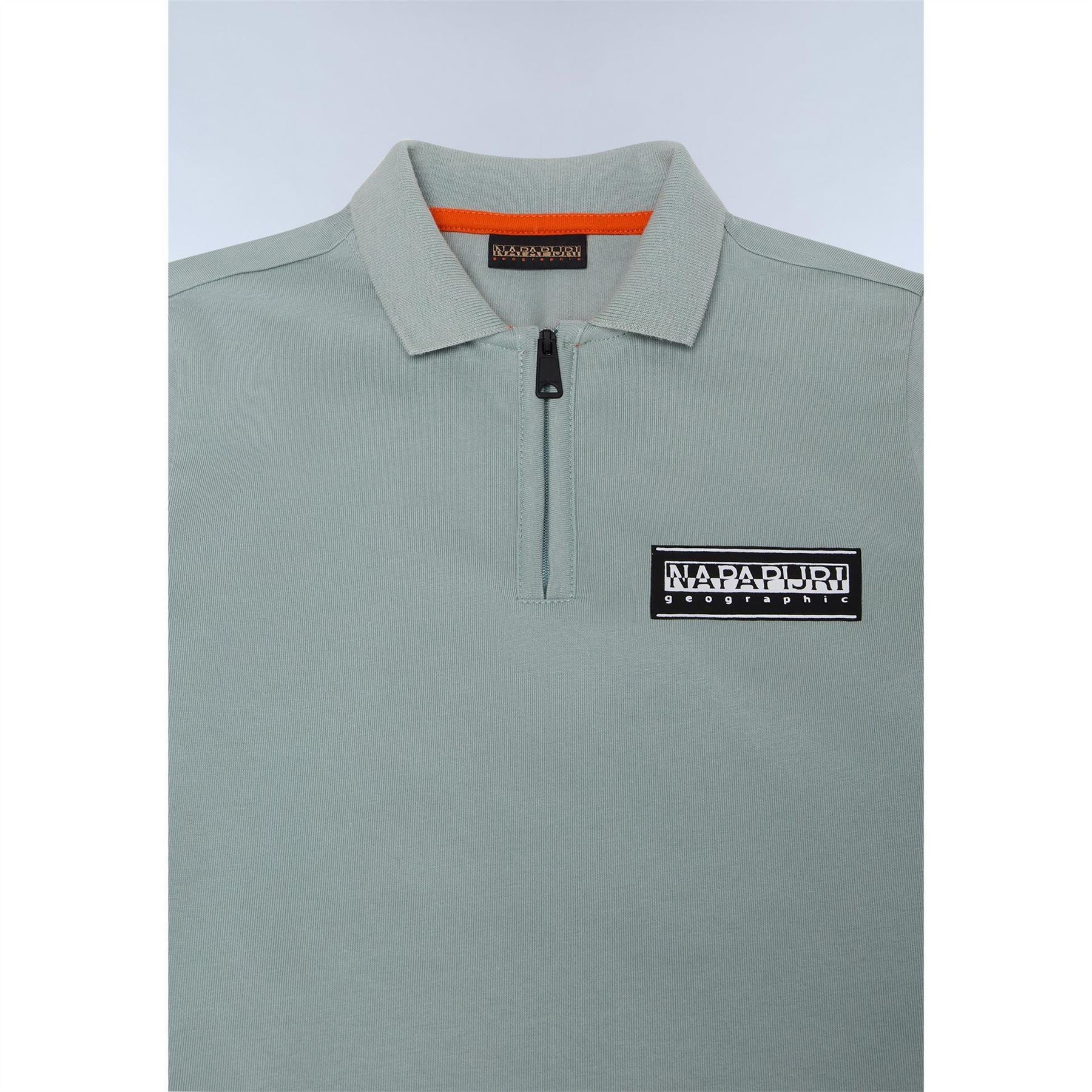 Napapijri Chamois White Heron Short Sleeve Polo Shirt