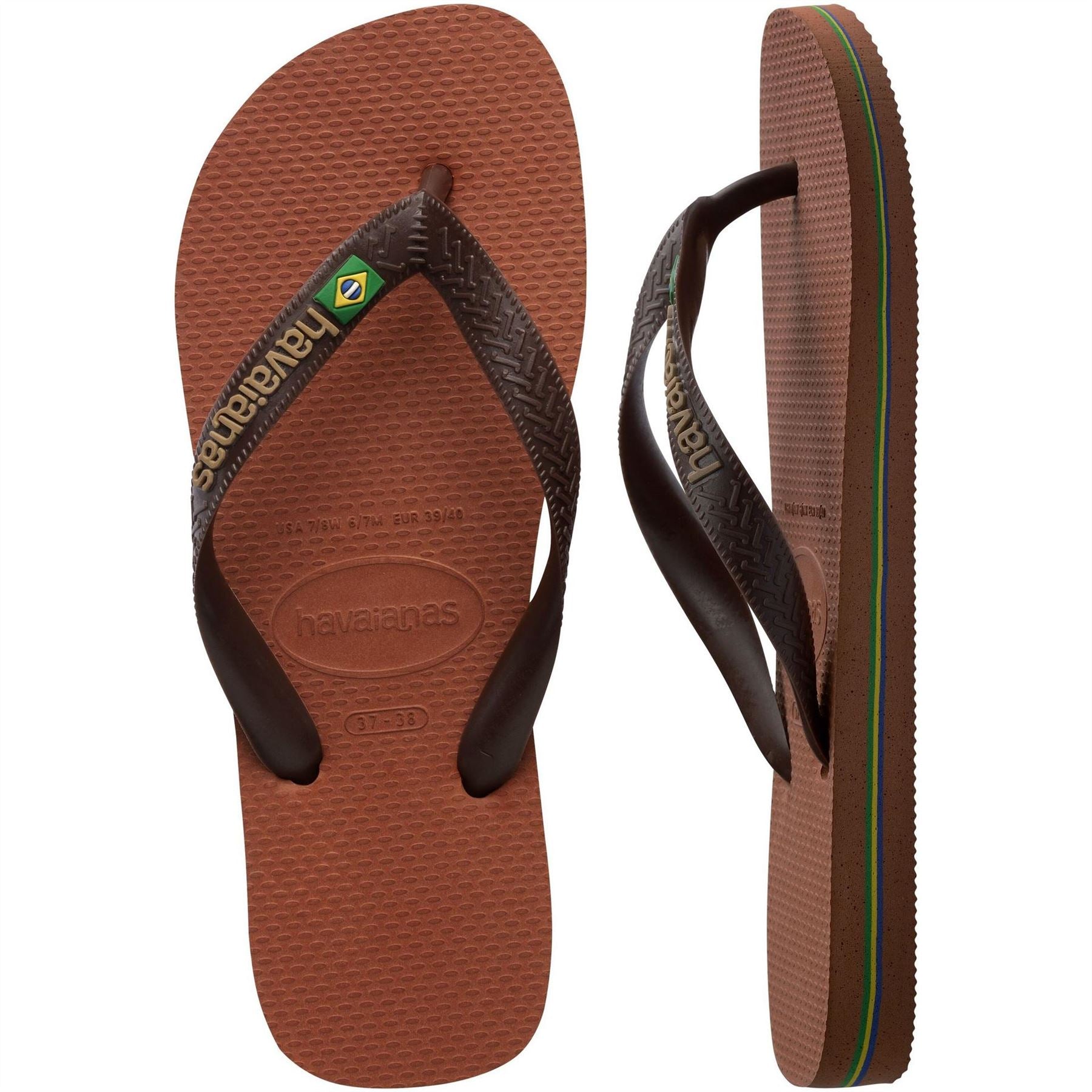 Havaianas Brasil Logo Flip Flops