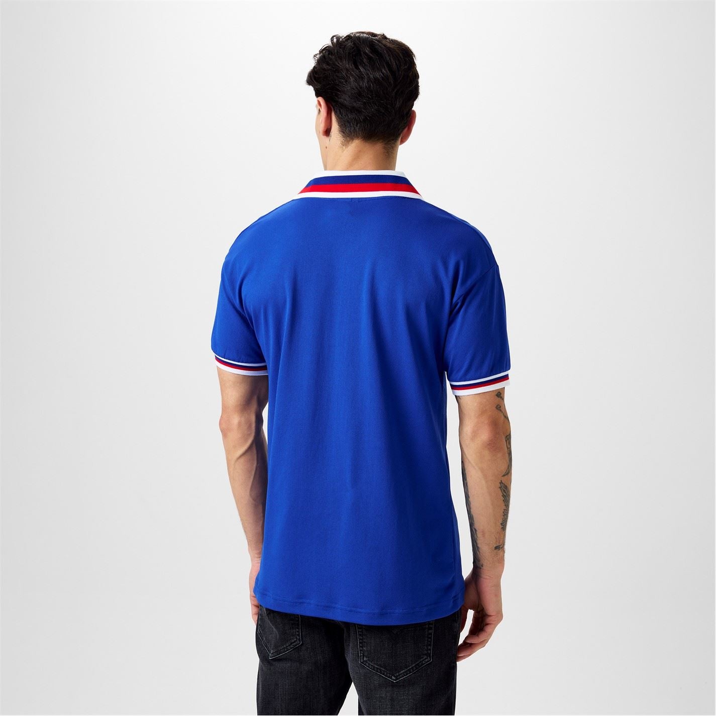 Score Draw Rangers Fc Retro Home Shirt 1981 Adults