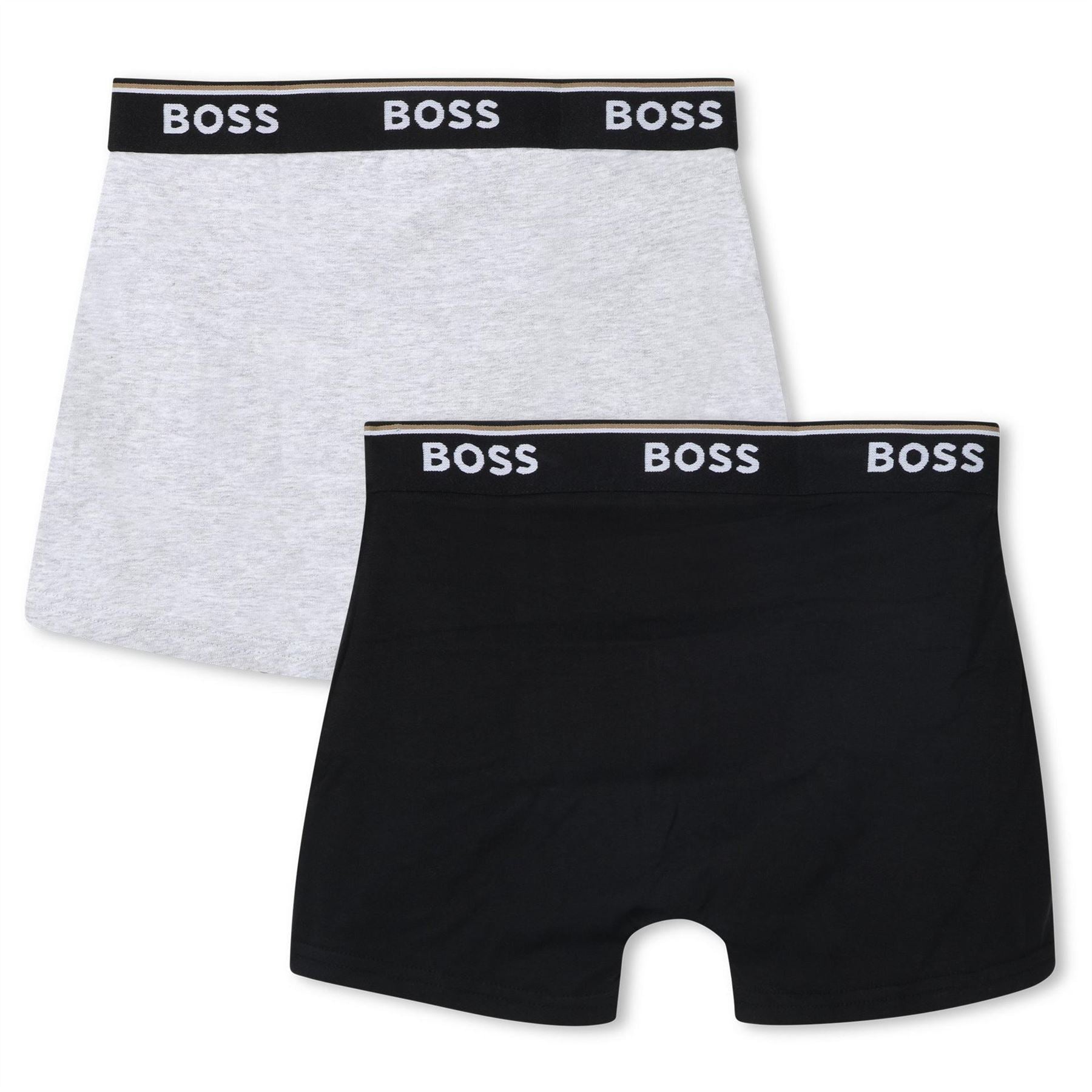 Boss 2 Pack Lettering Boxer Brief