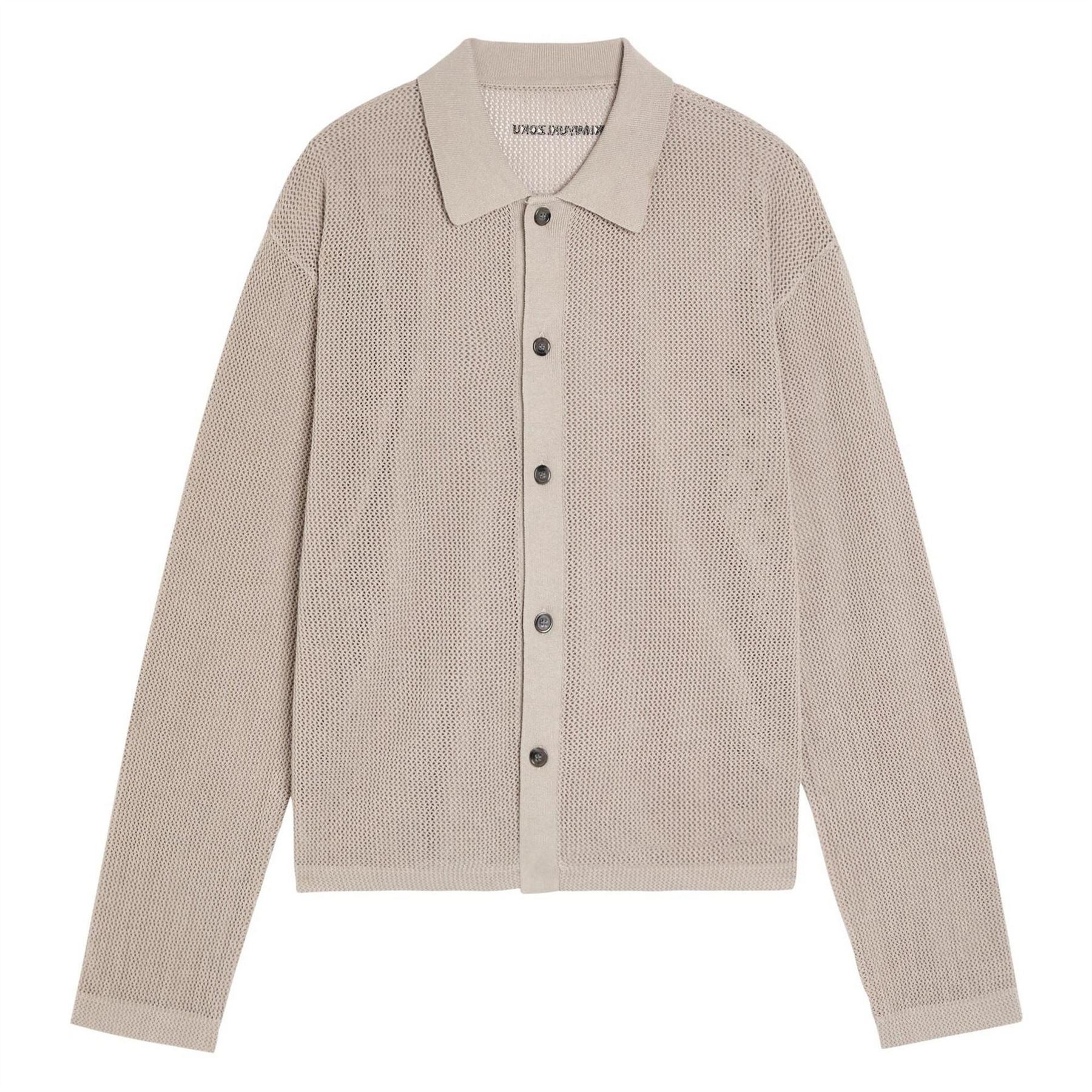 MKI MIYUKI ZOKU Linen Loose Knit Cardigan