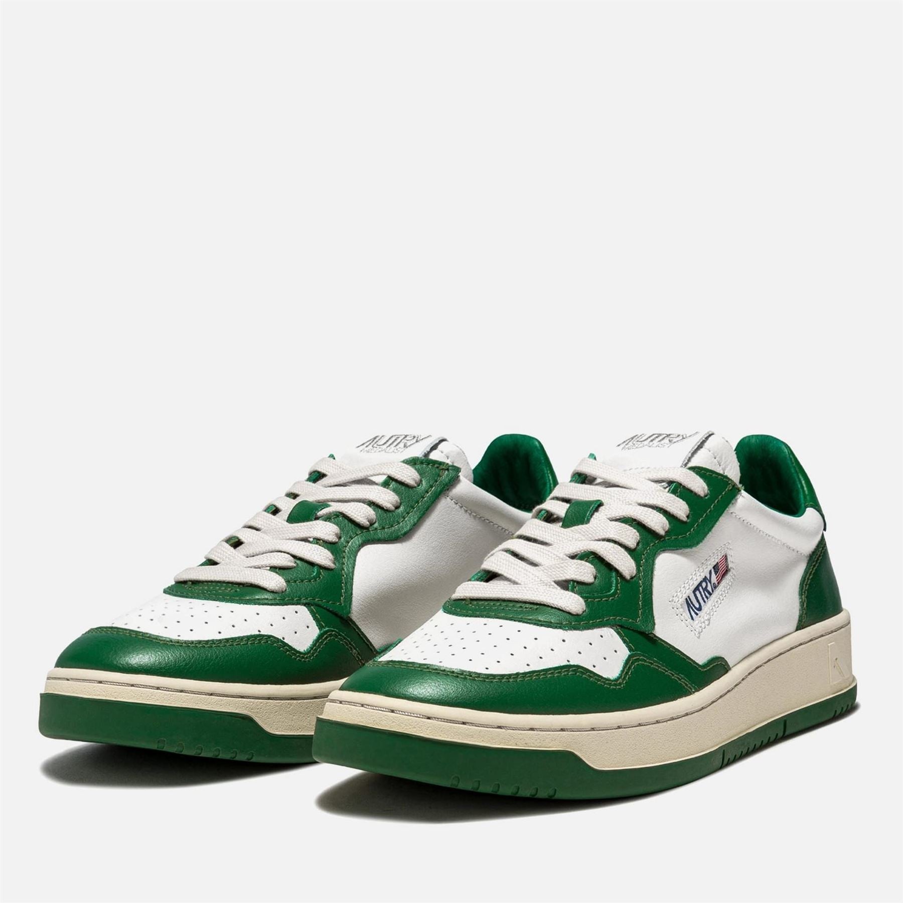 Autry Leather Court Trainers