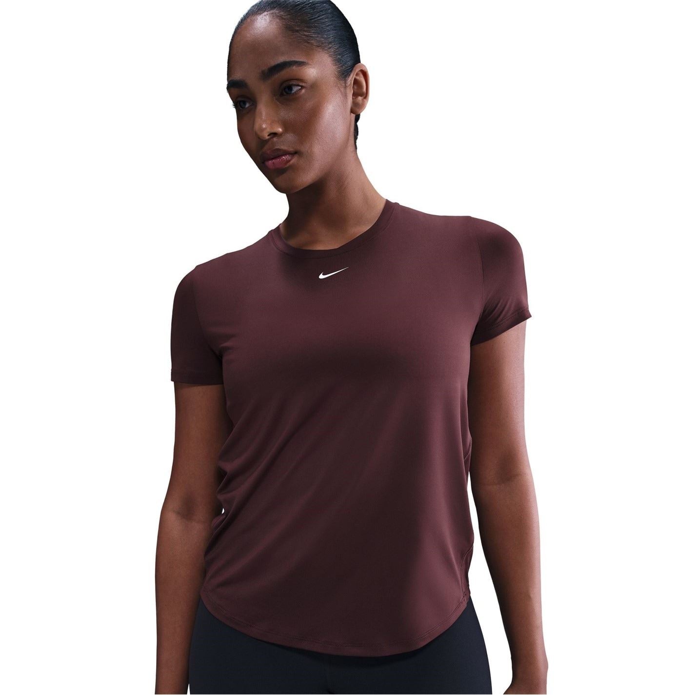 Nike Womens Dri Fit One Standard Fit Short Sleeve Top