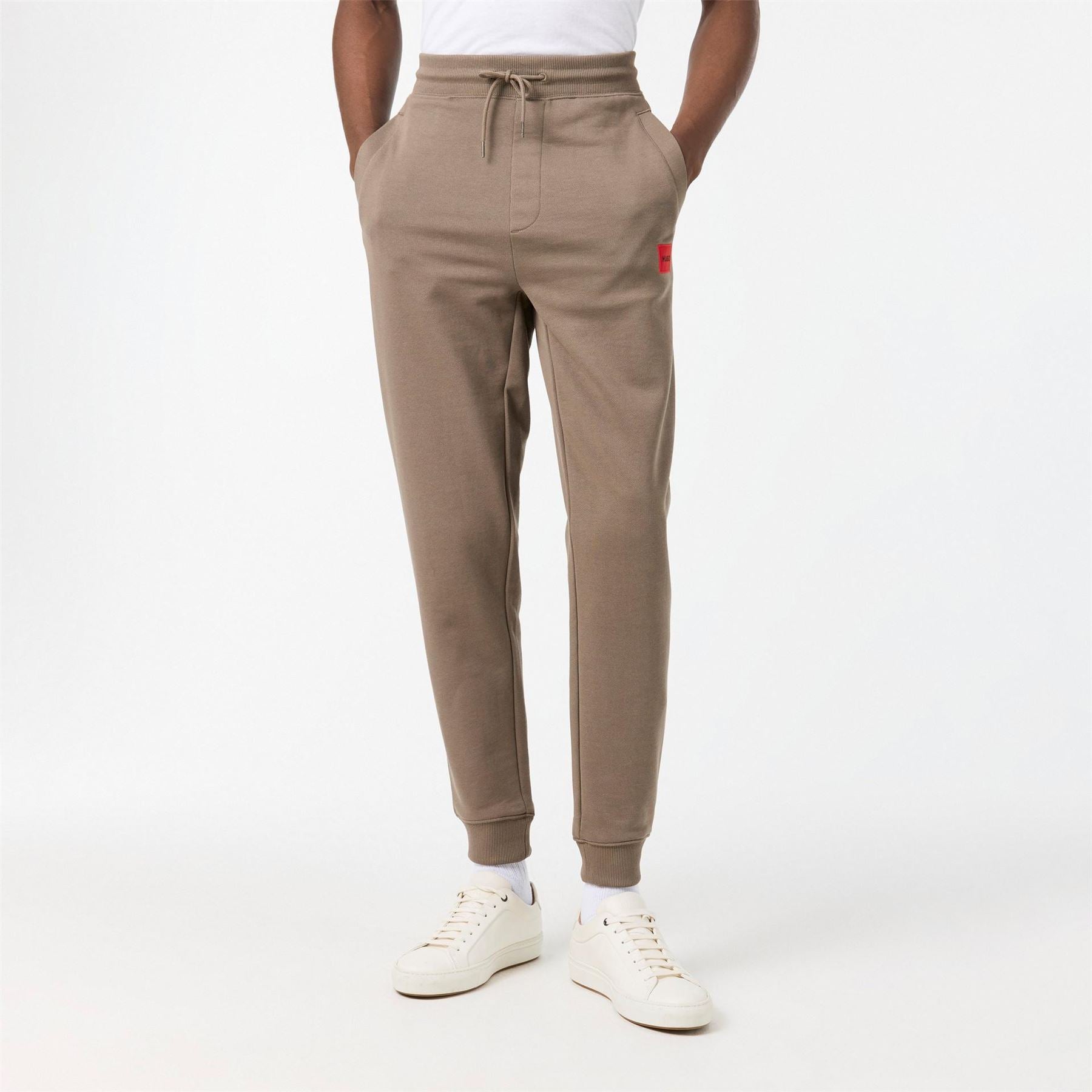 Hugo HUGO Doak Closed Hem Jogging Bottoms with Logo Detail
