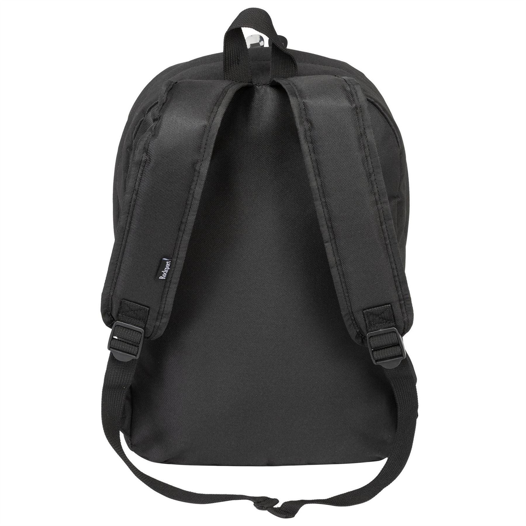 Rockport Solid Patterned Med Backpack with Logo