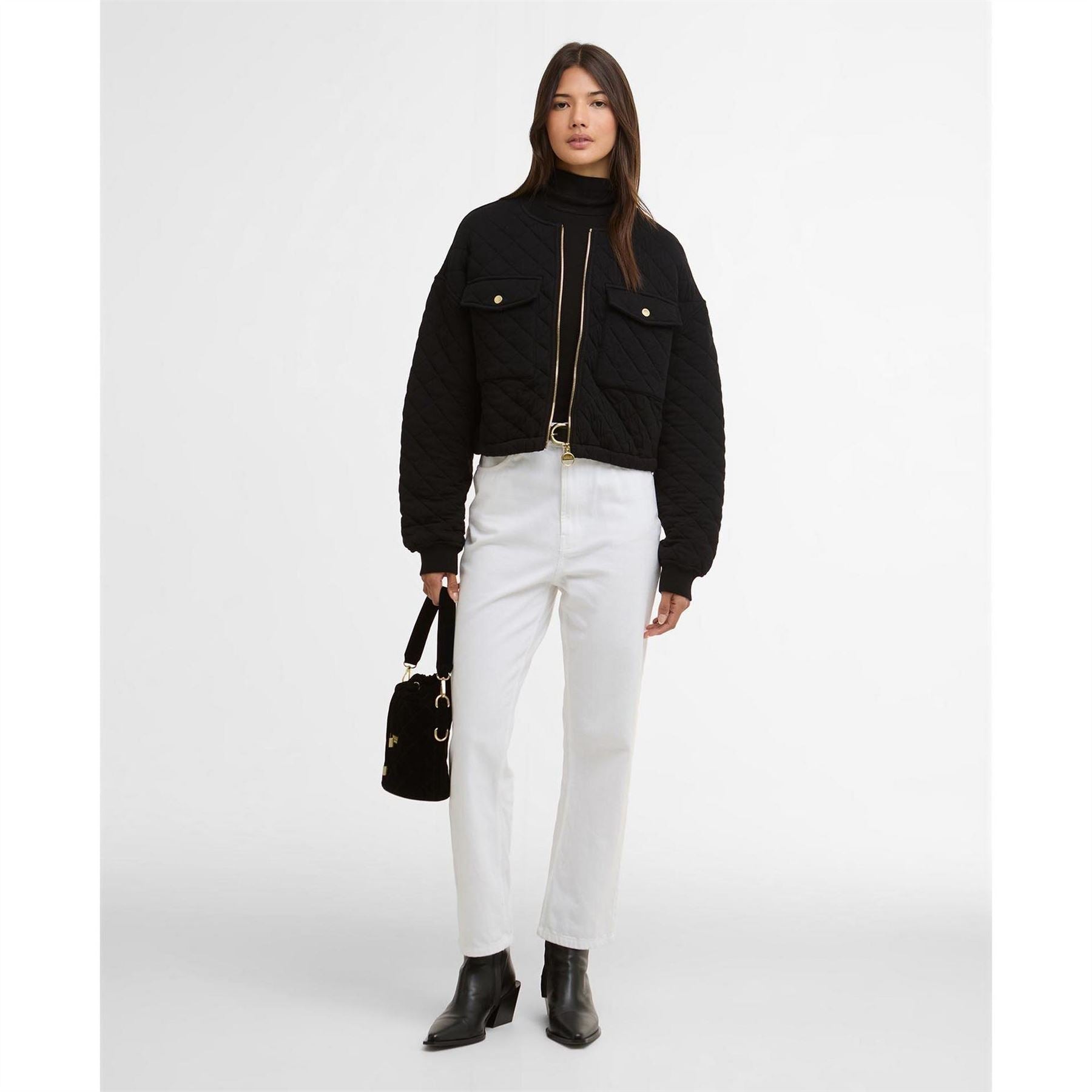 Barbour International Katya Sweatshirt Bomber