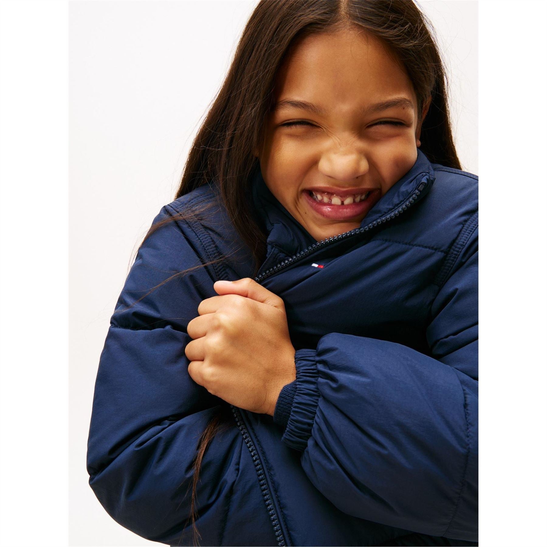 Tommy Hilfiger Kids Flag Shorts Puffer Jacket