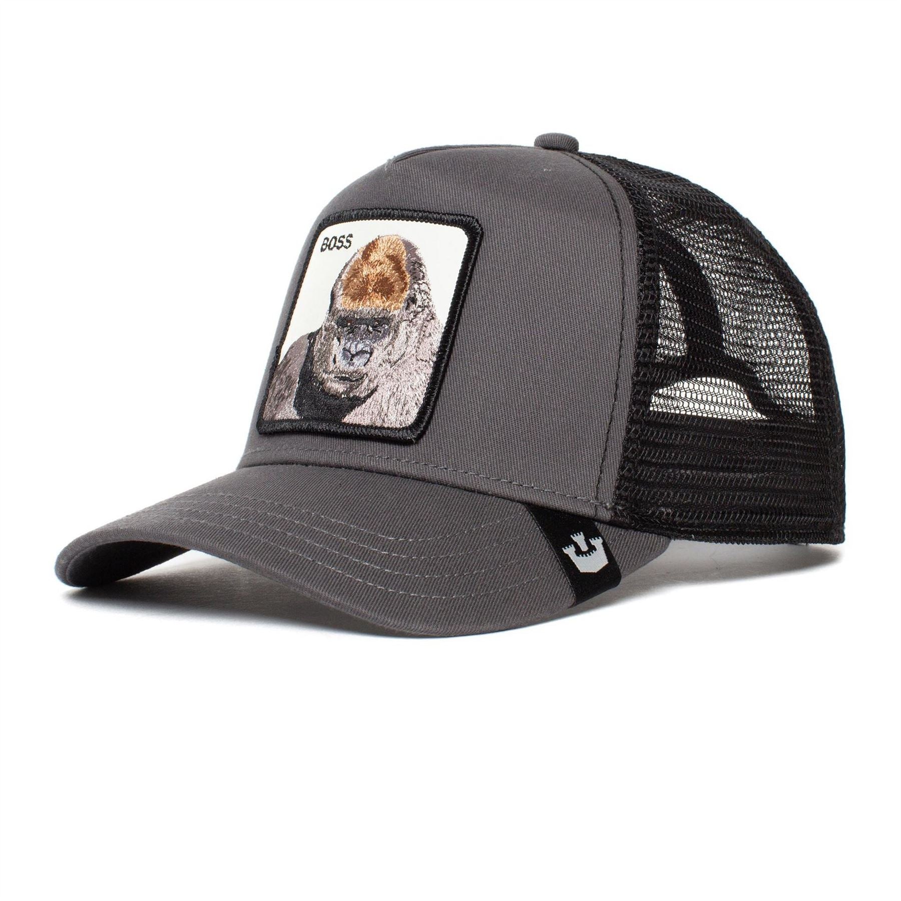 Goorin Bros Adjustable Trucker Cap with Pre-Curved Brim