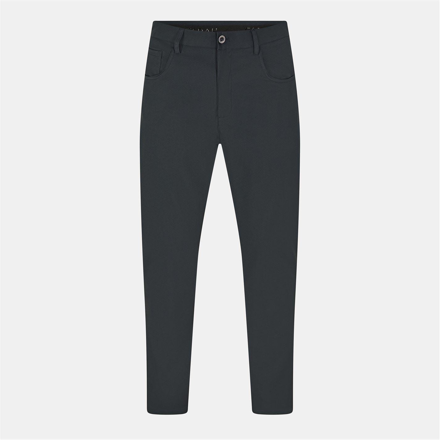 Farah Judson Solid Patterned Slim Trousers
