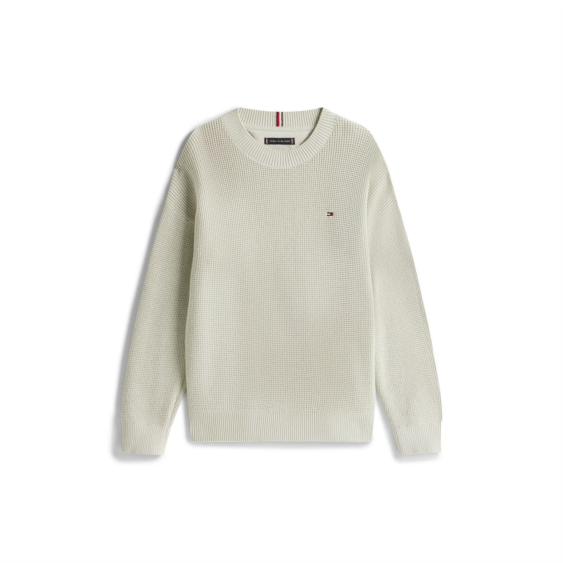 Tommy Hilfiger Small Flag Knitted Crew Neck Jumper