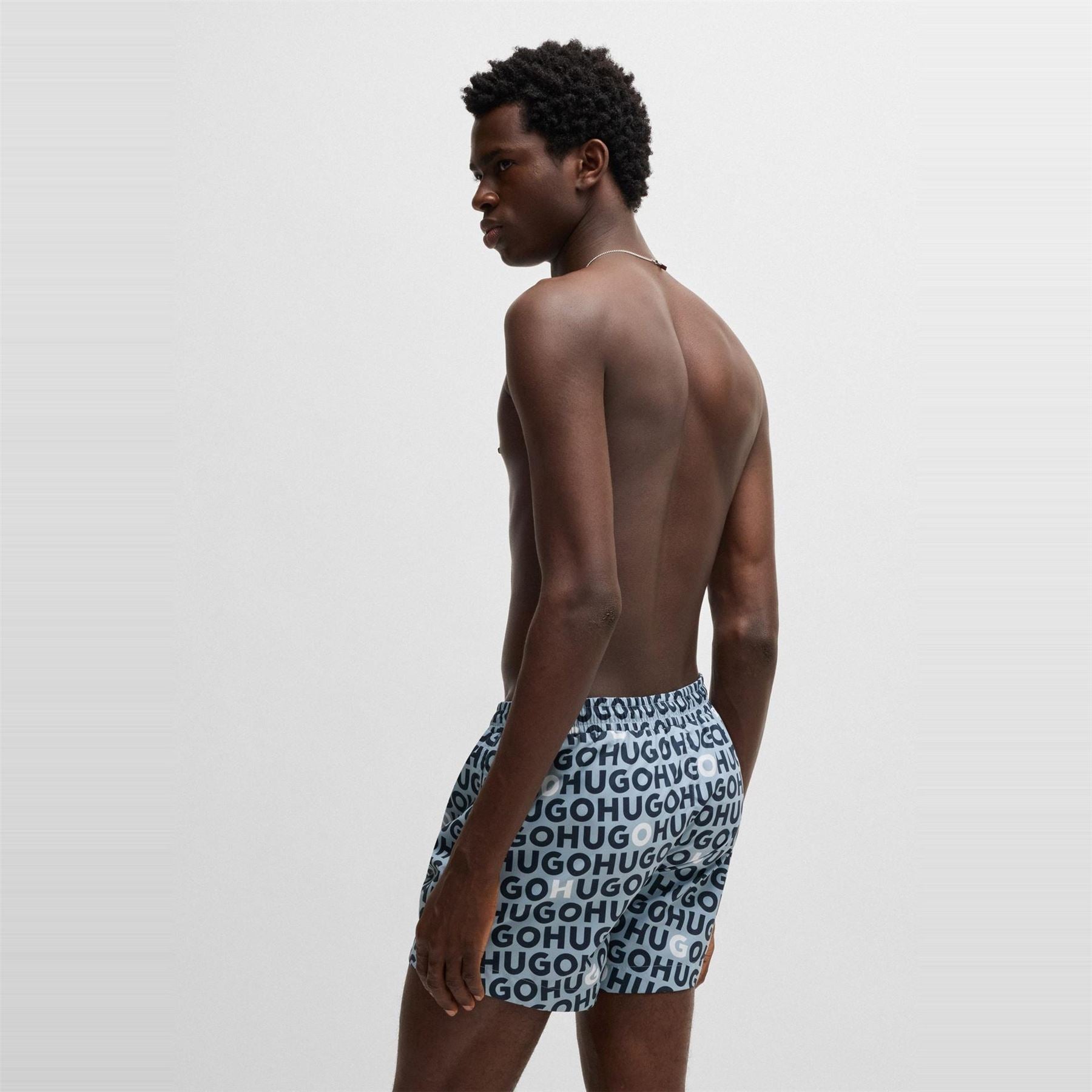 Hugo Regular Fit Swim Short with Lettering