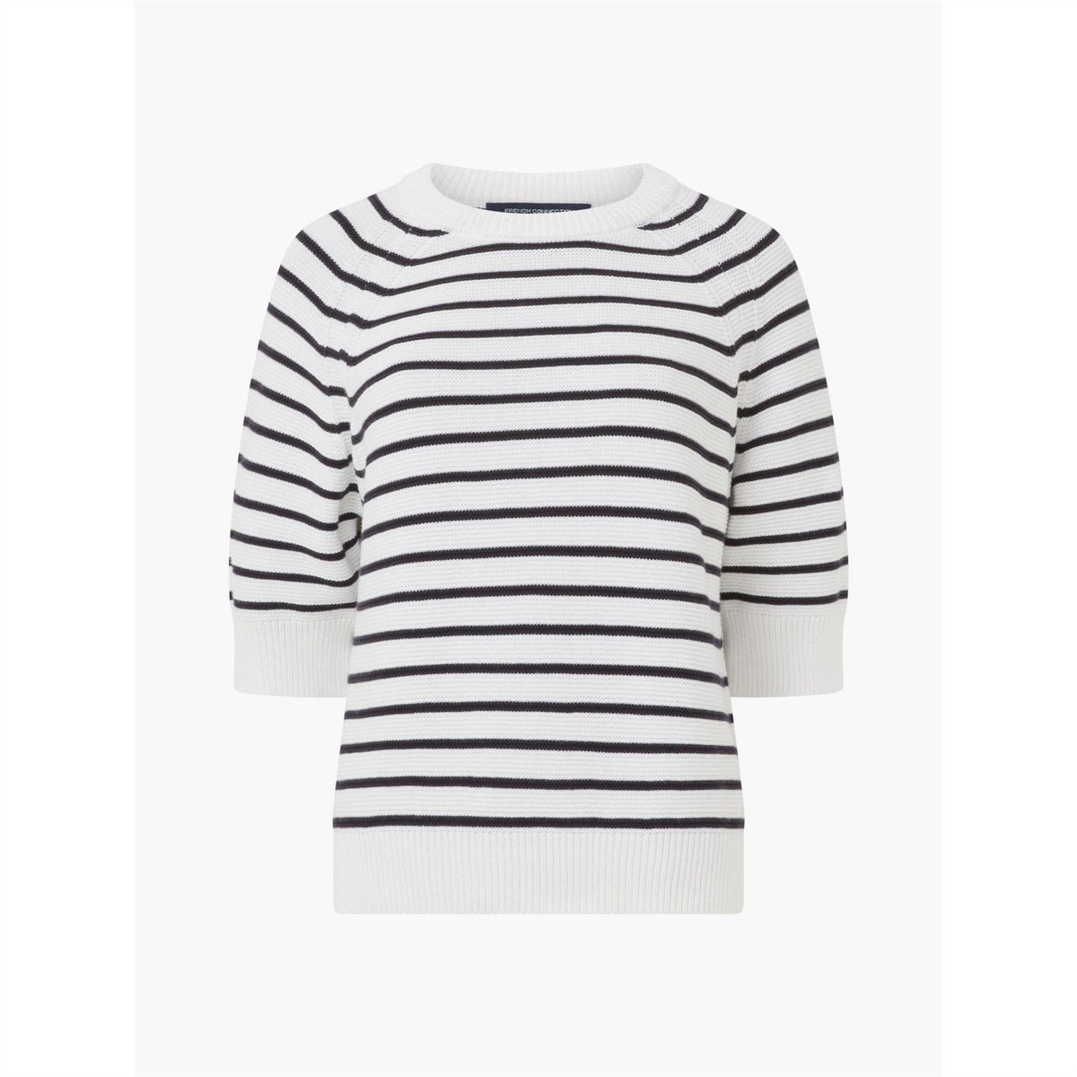 French Connection Lily Crew Neck Short Sleeve Regular Fit Jersey T-Shirt