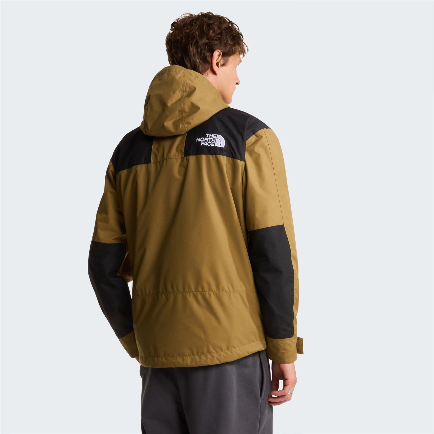 The North Face North Face Reign On Hooded Snap Button Color Block Rain Jacket