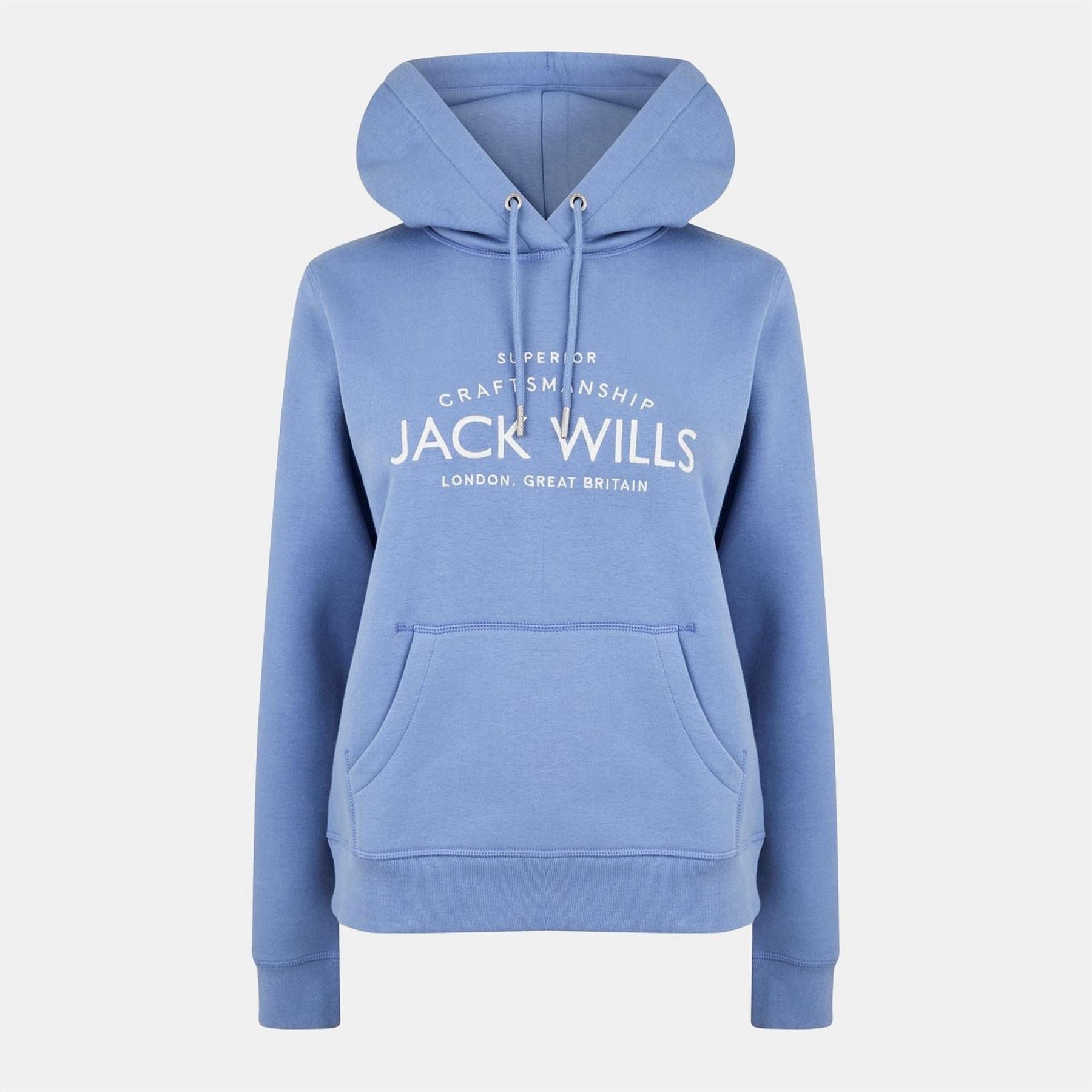Jack Wills Hunston Graphic Logo Hoodie