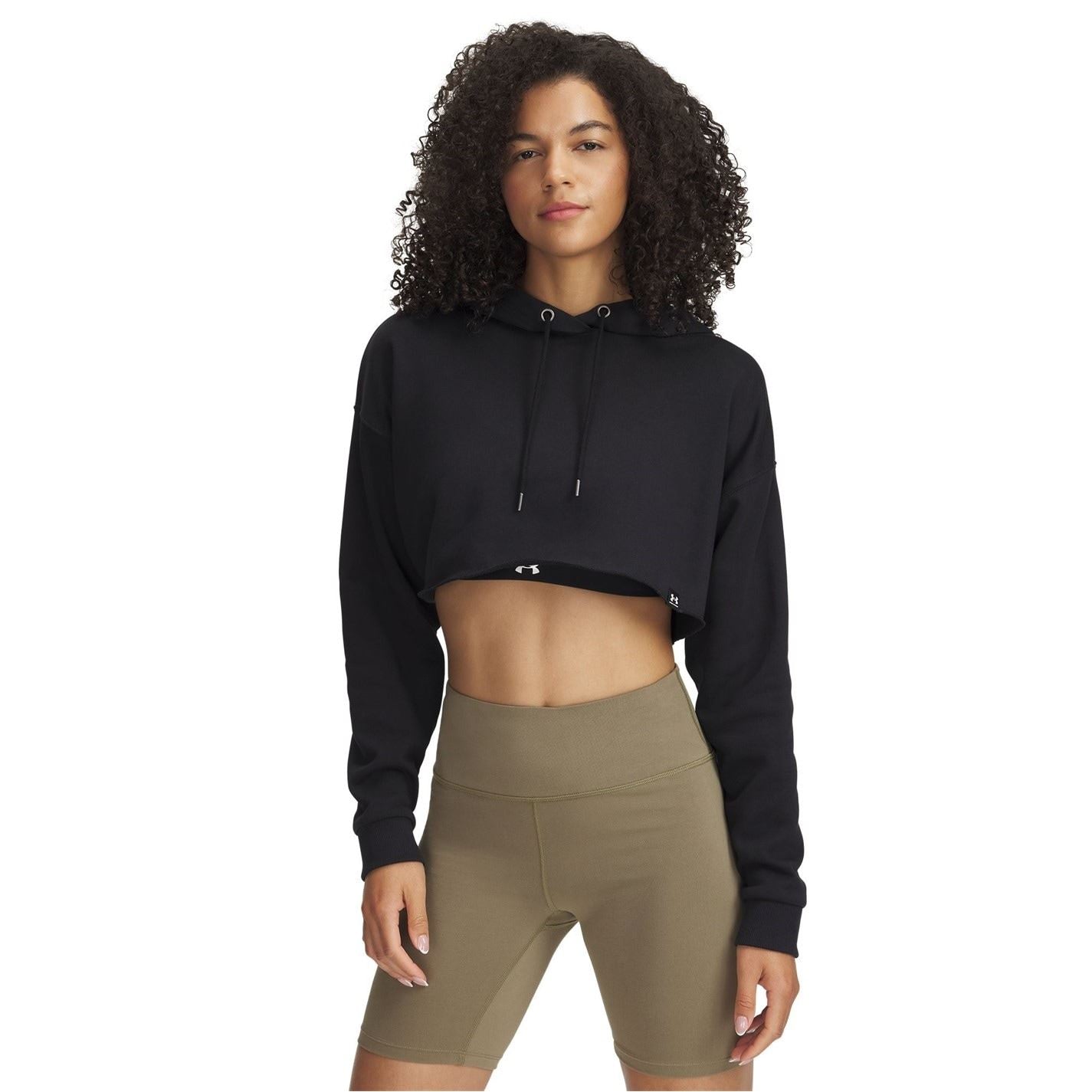 Under Armour Hooded Neck Drop Shoulder Long Sleeve Sweatshirt