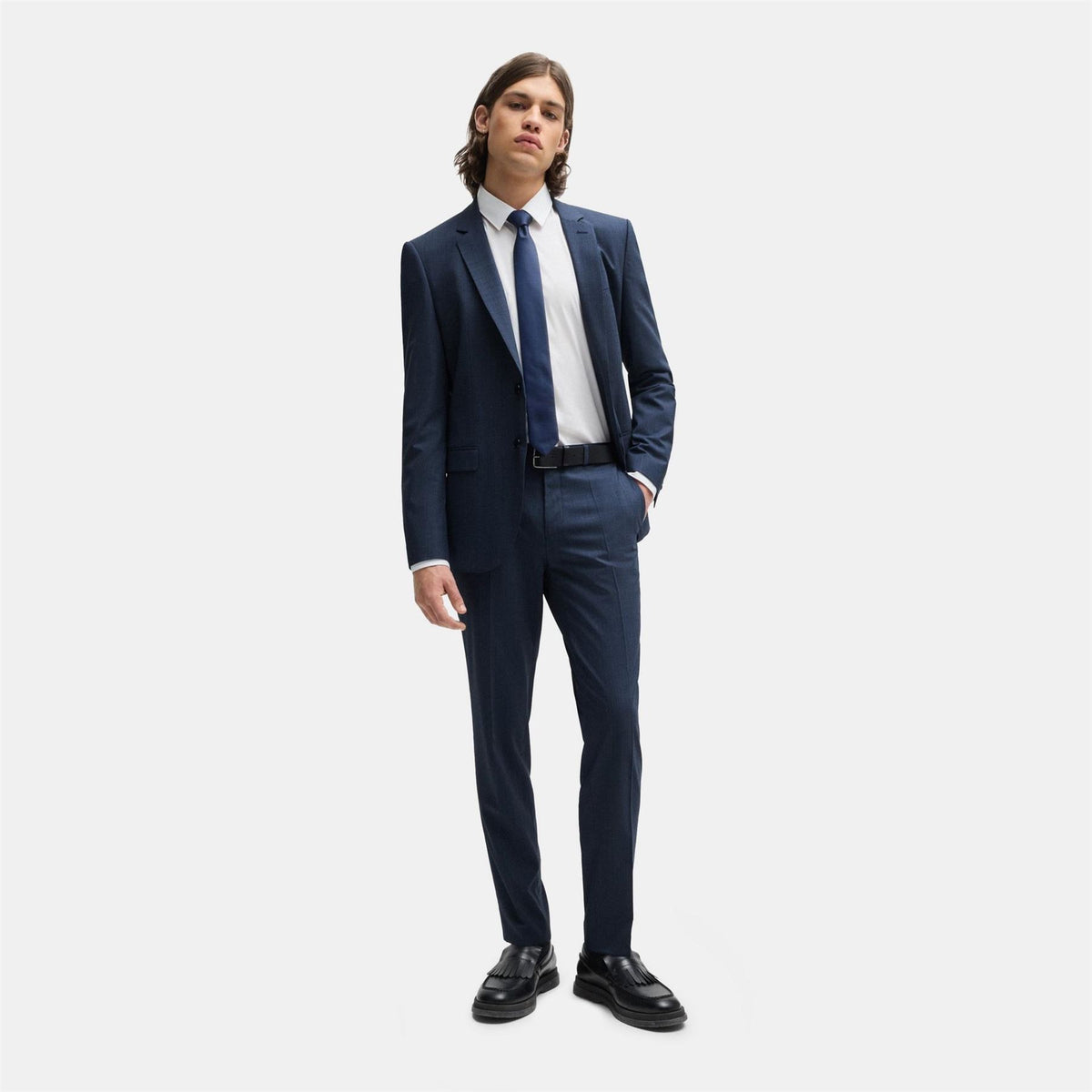 Hugo Hesten232x Straight Leg Trousers
