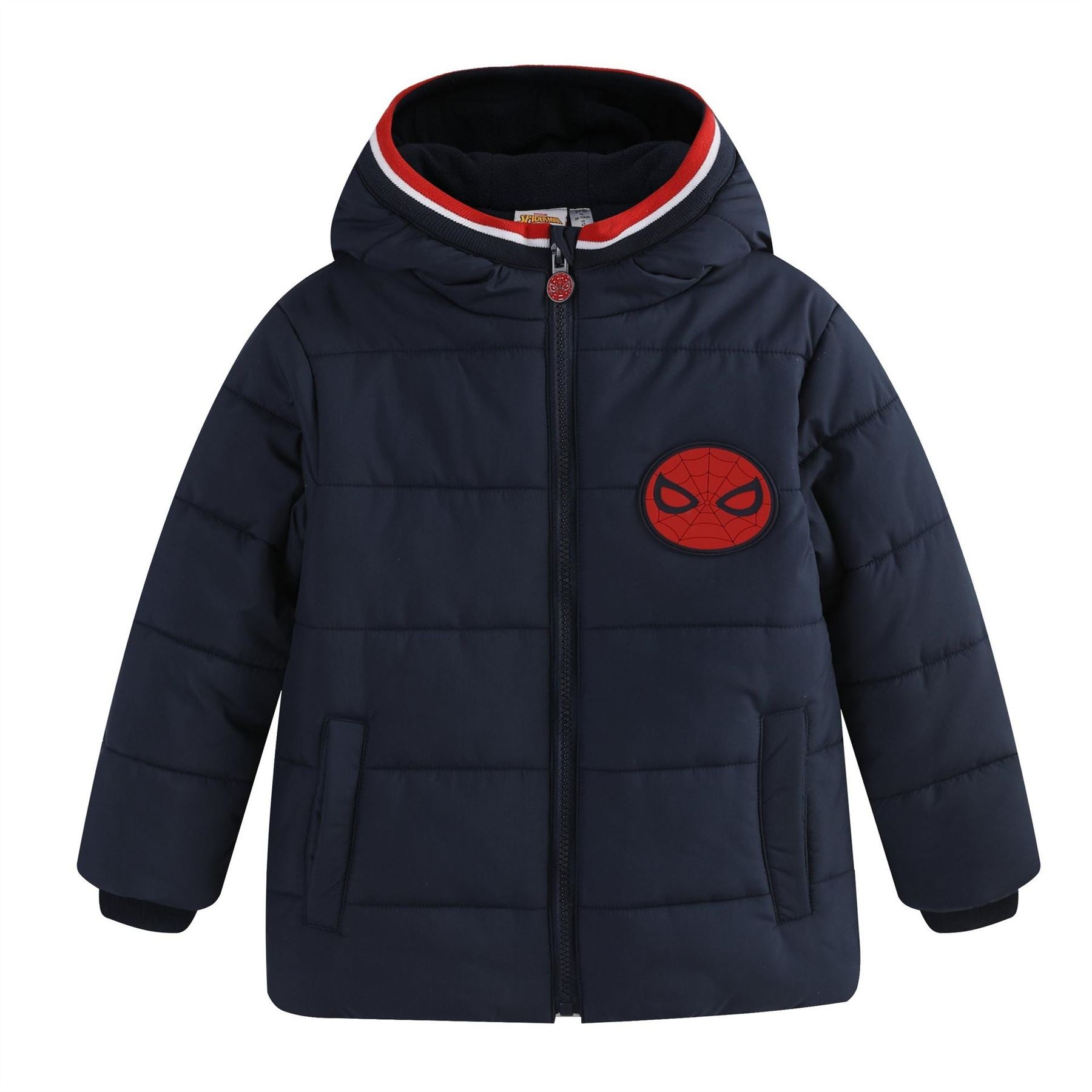 Character Disney Hooded Long Sleeve Short Puffer Jacket