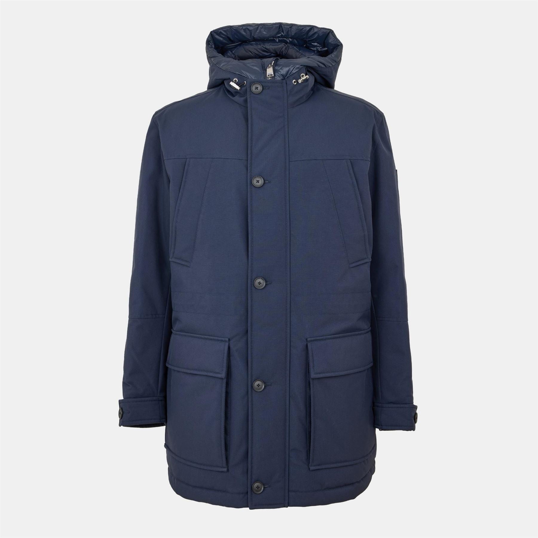 Boss H Detoni Hooded Long Sleeve Button Parka