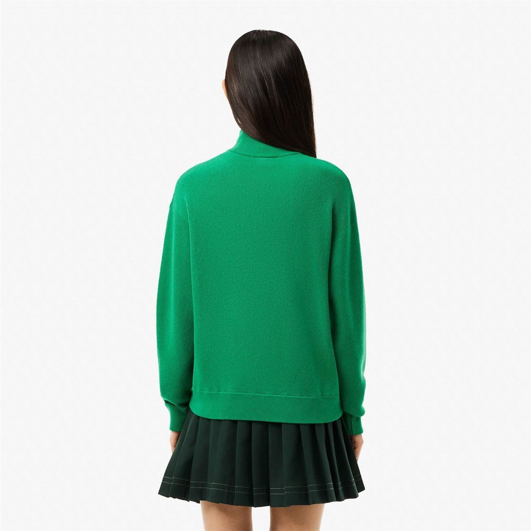 Lacoste Fit Carded Wool High Neck Sweater