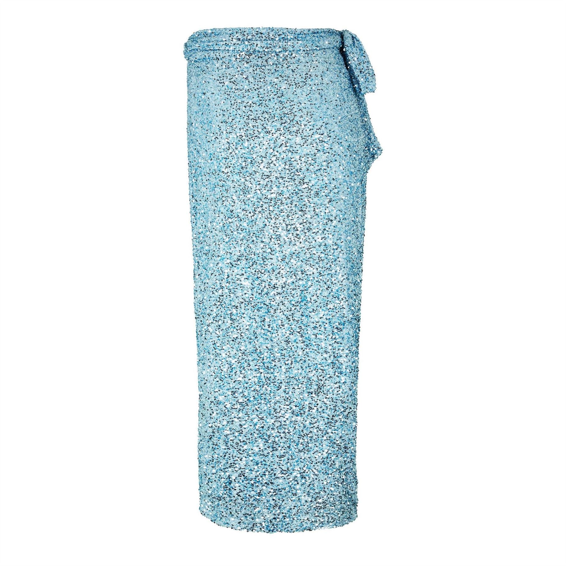 Never Fully Dressed Blue Sequin Jaspre Skirt