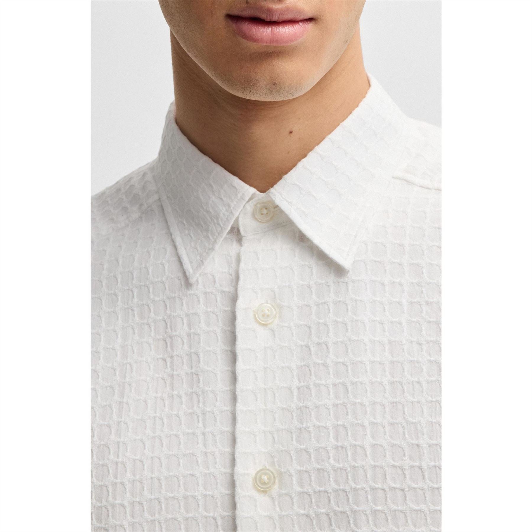 Boss Hbb C Cory Plain Short Sleeve Shirt