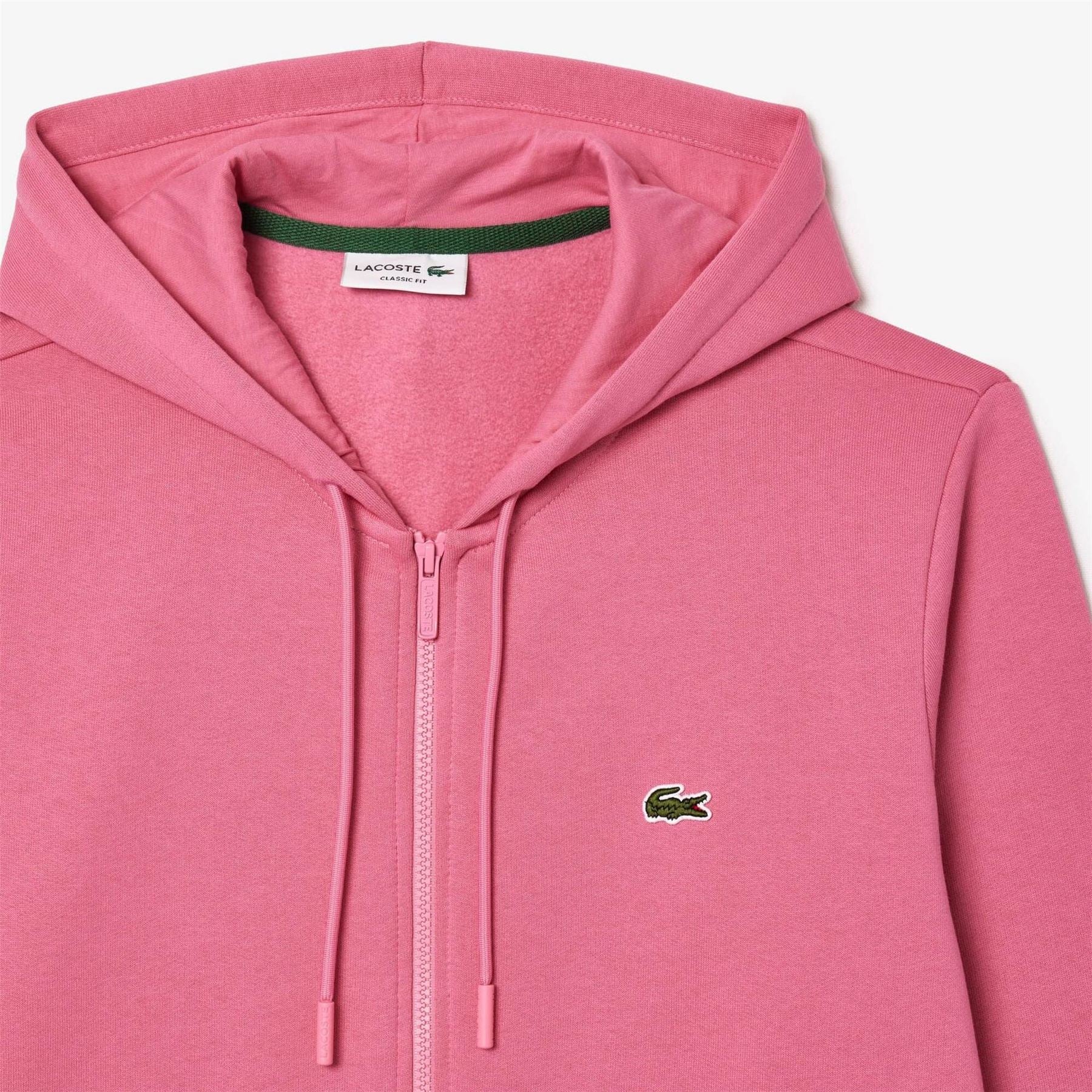 Lacoste Zipped Knit Crew Neck Jumper
