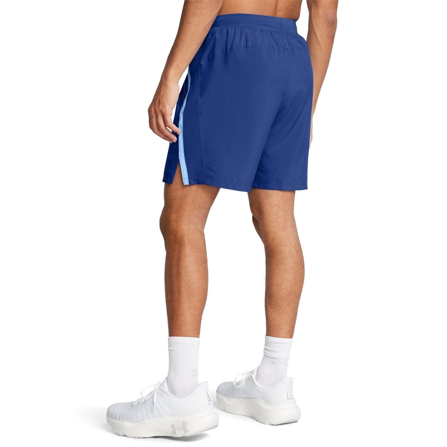 Under Armour Mens Armour Ua Launch 2 In 1 7 Shorts