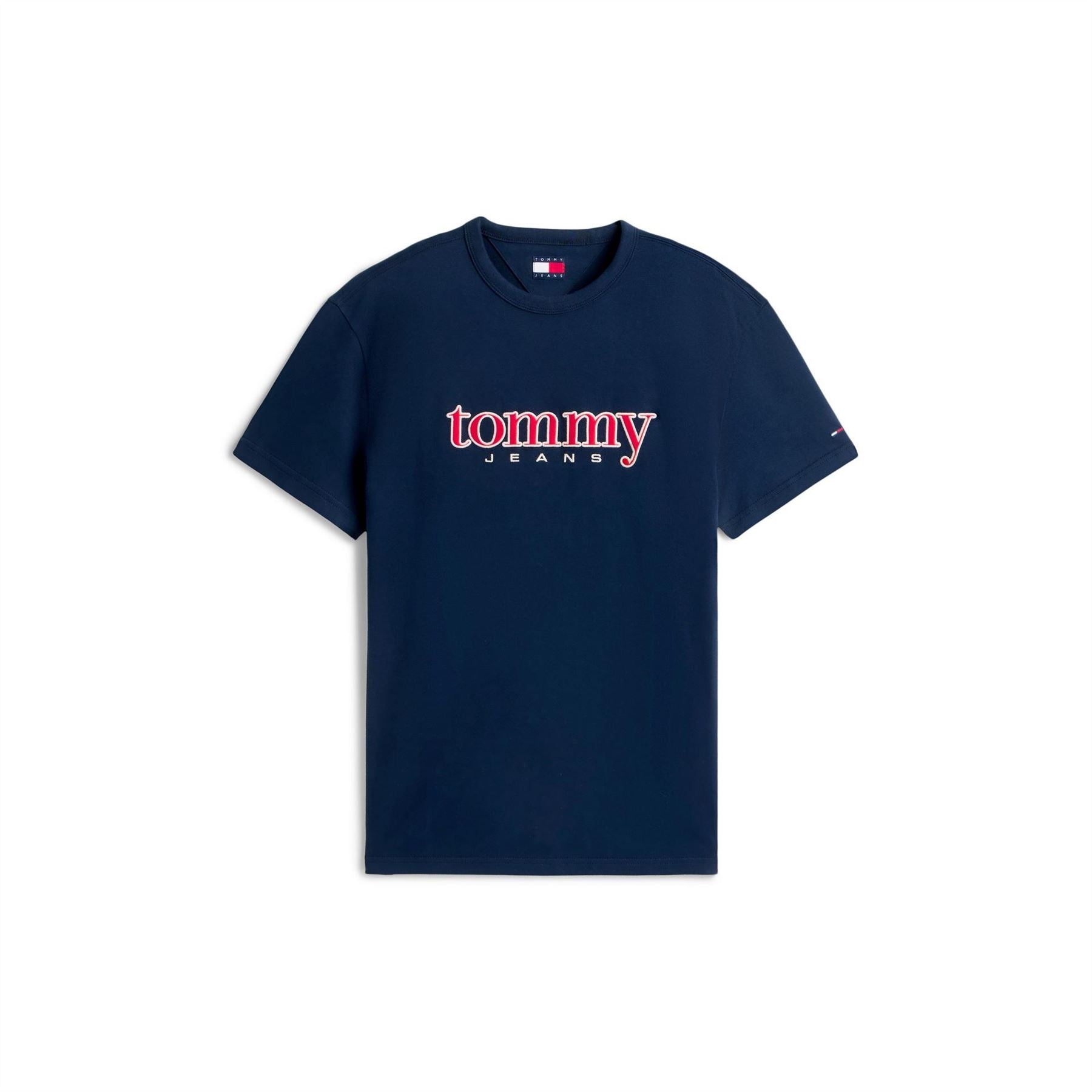 Tommy Jeans Regular Fit Crew Neck Short Sleeve Jersey T-Shirt