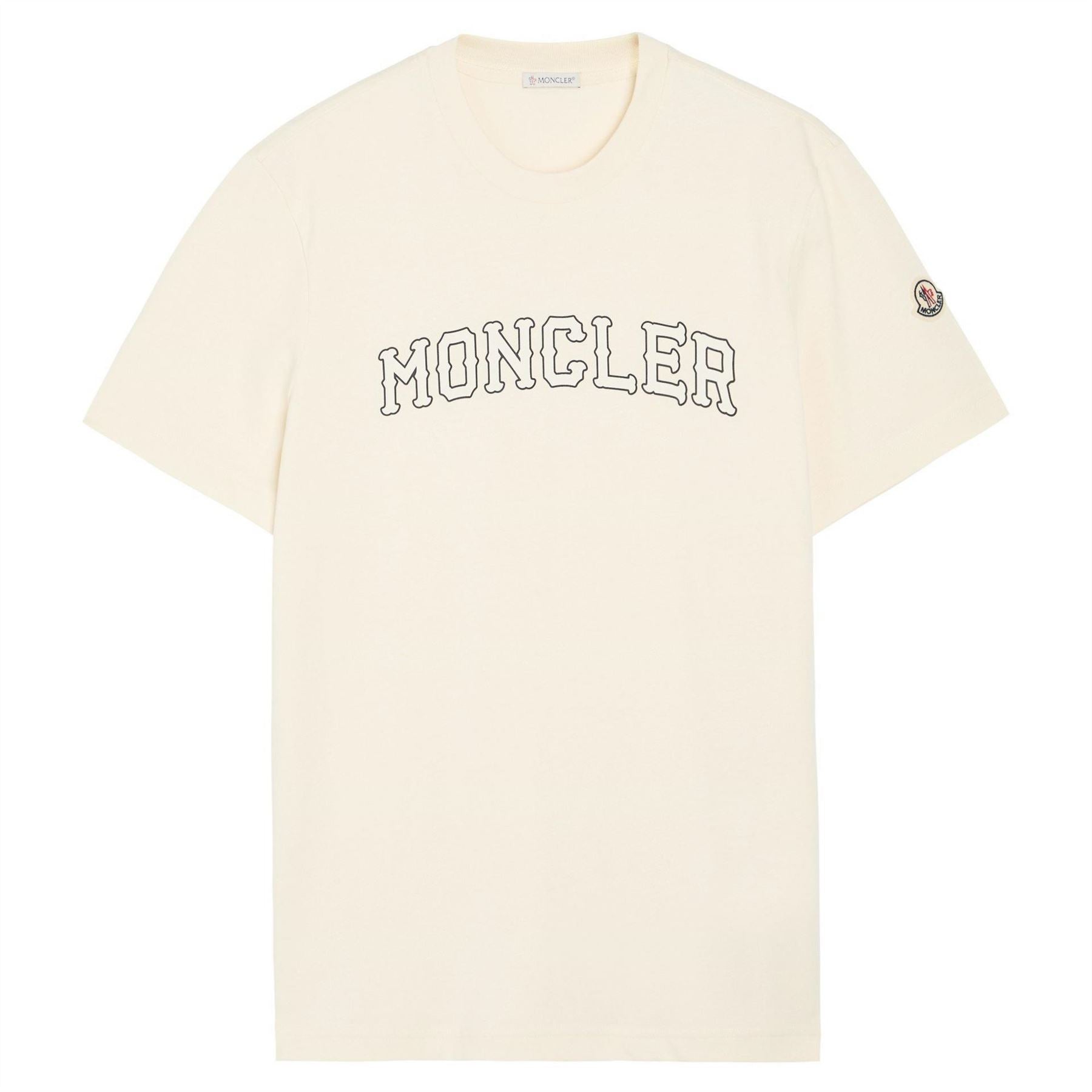 Moncler Gothic Script Tee ss