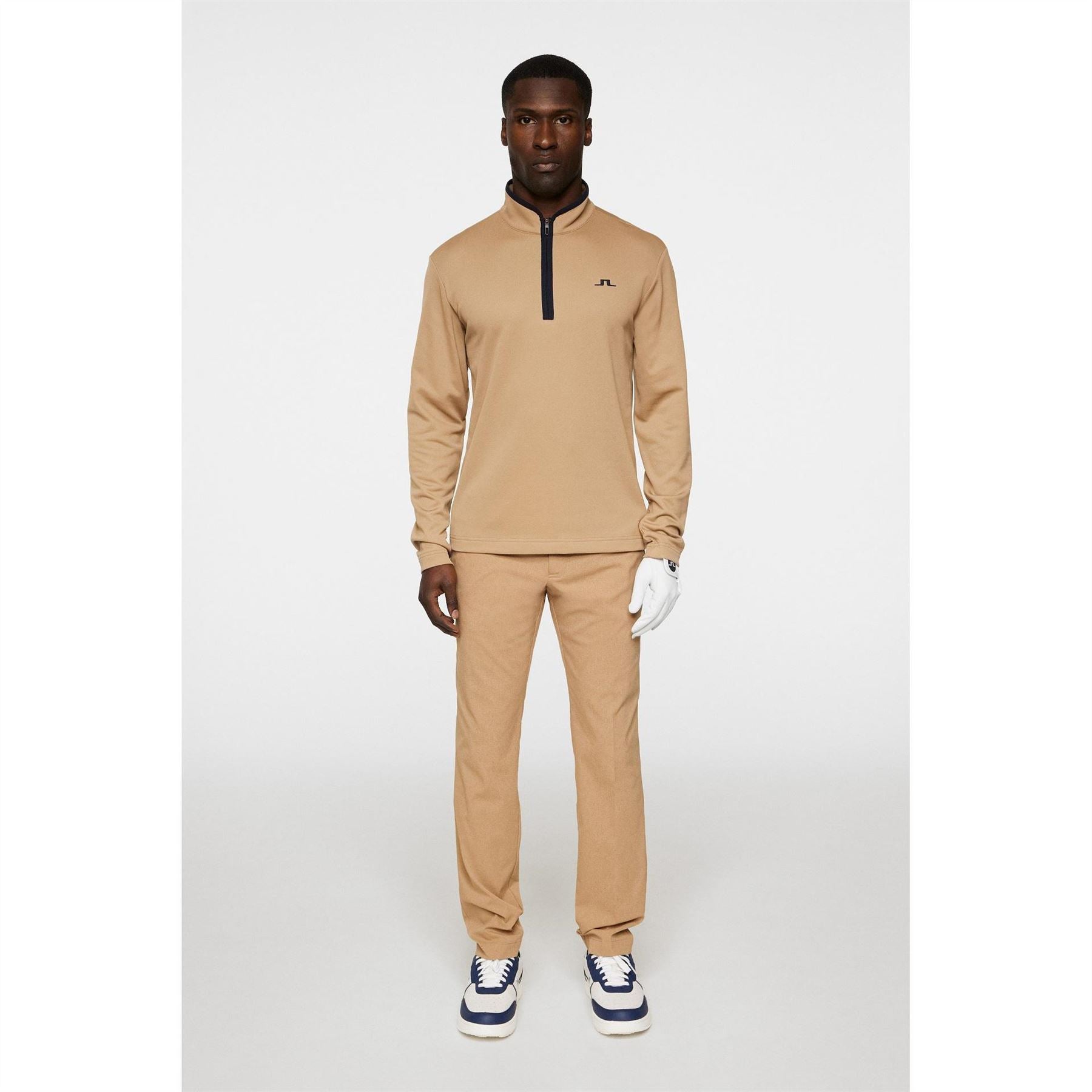 J Lindeberg Golf Half-Zip Regular Fit Long Sleeve Sweatshirt