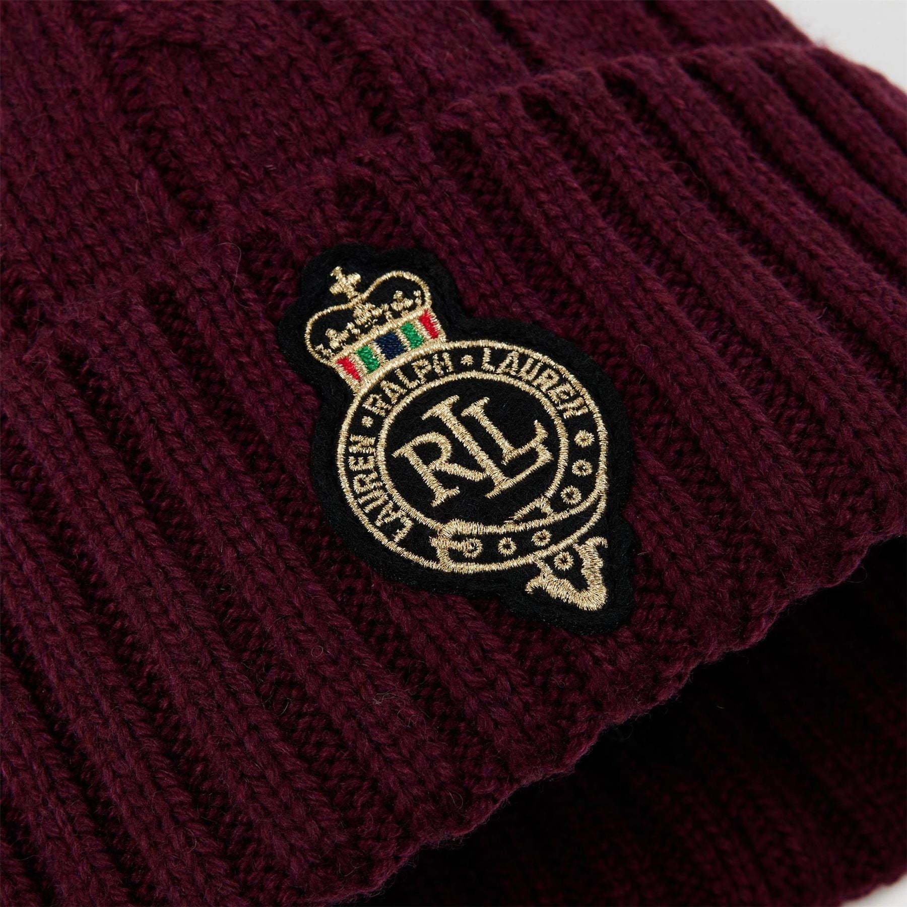 Lauren by Ralph Lauren Pom Cable Knit Beanie