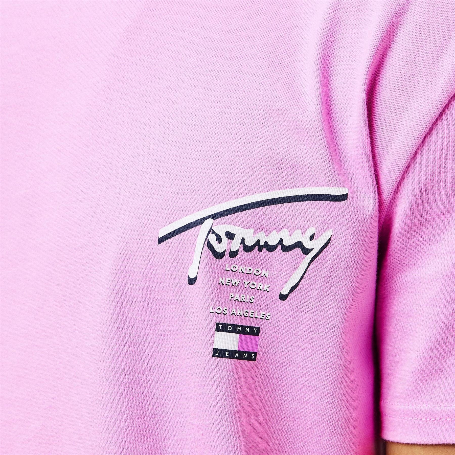 Tommy Jeans Flag Logo T-Shirt
