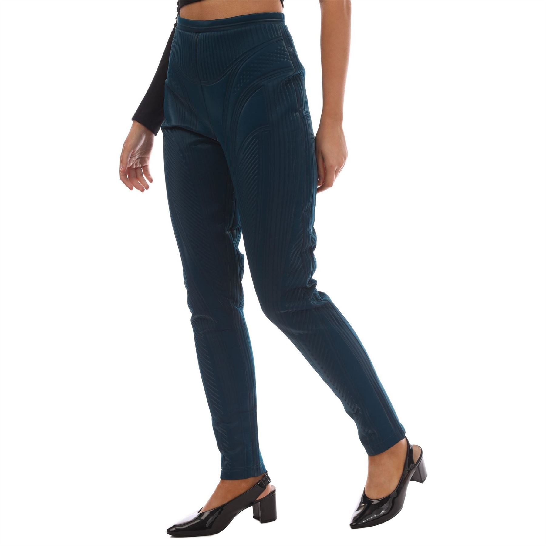 Mugler Embossed Leggings