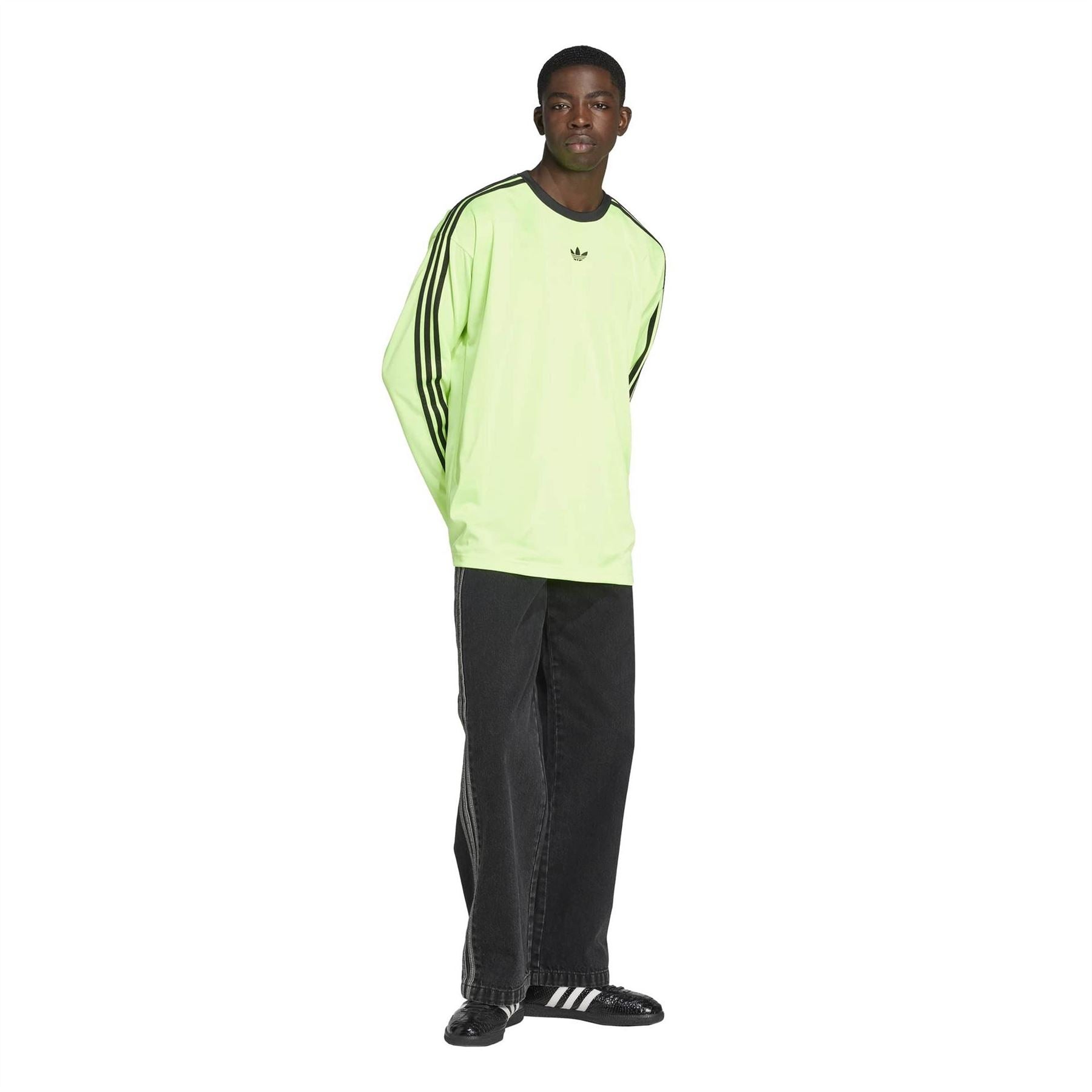 adidas Jacquard Jersey Long Sleeve T-Shirt