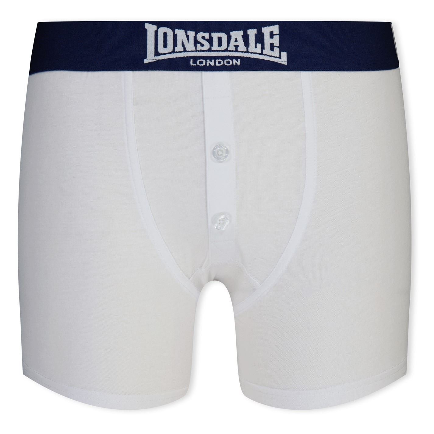 Lonsdale 2 Pack Boxer Shorts Junior